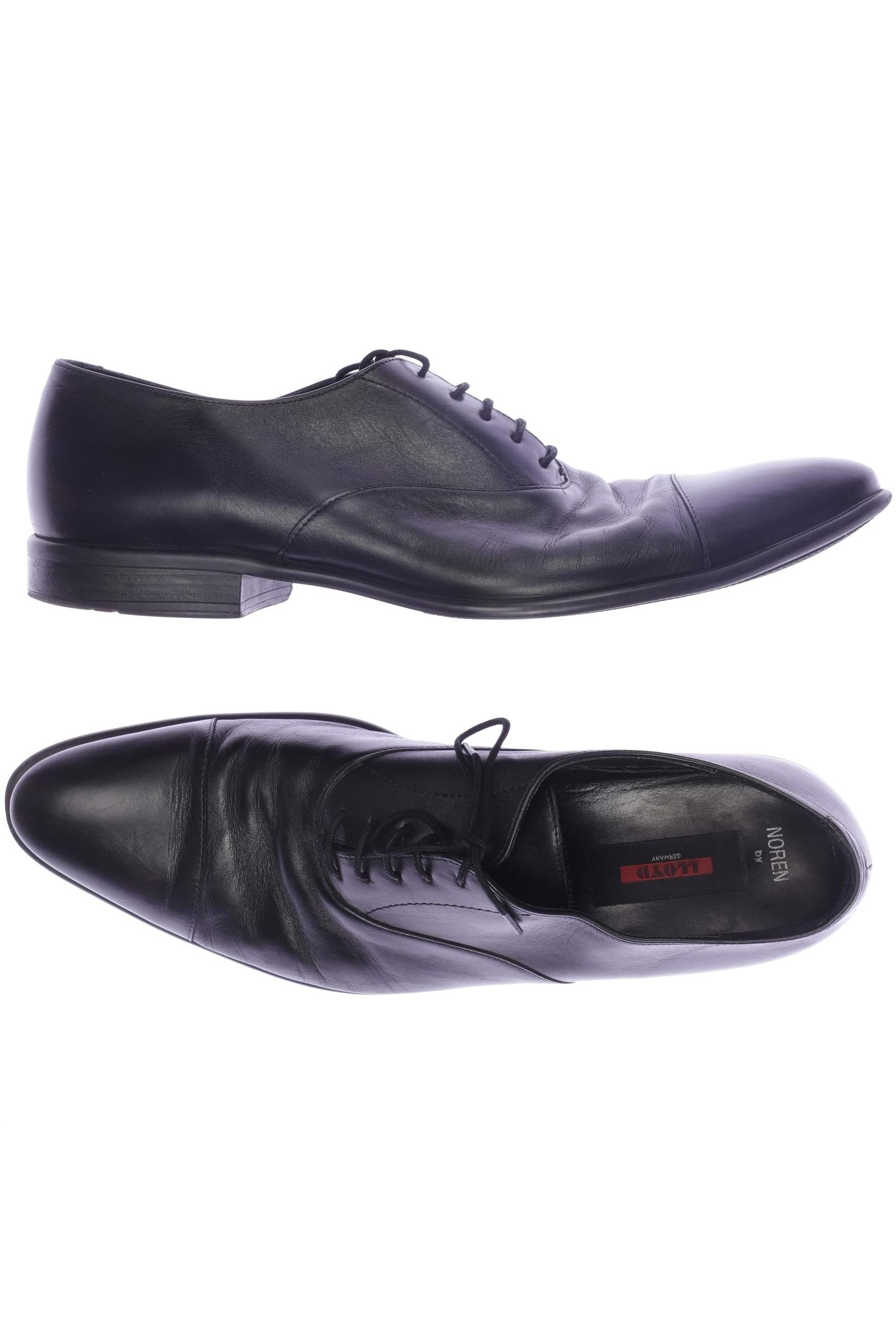 

Lloyd Herren Halbschuh, schwarz, Gr. 10.5
