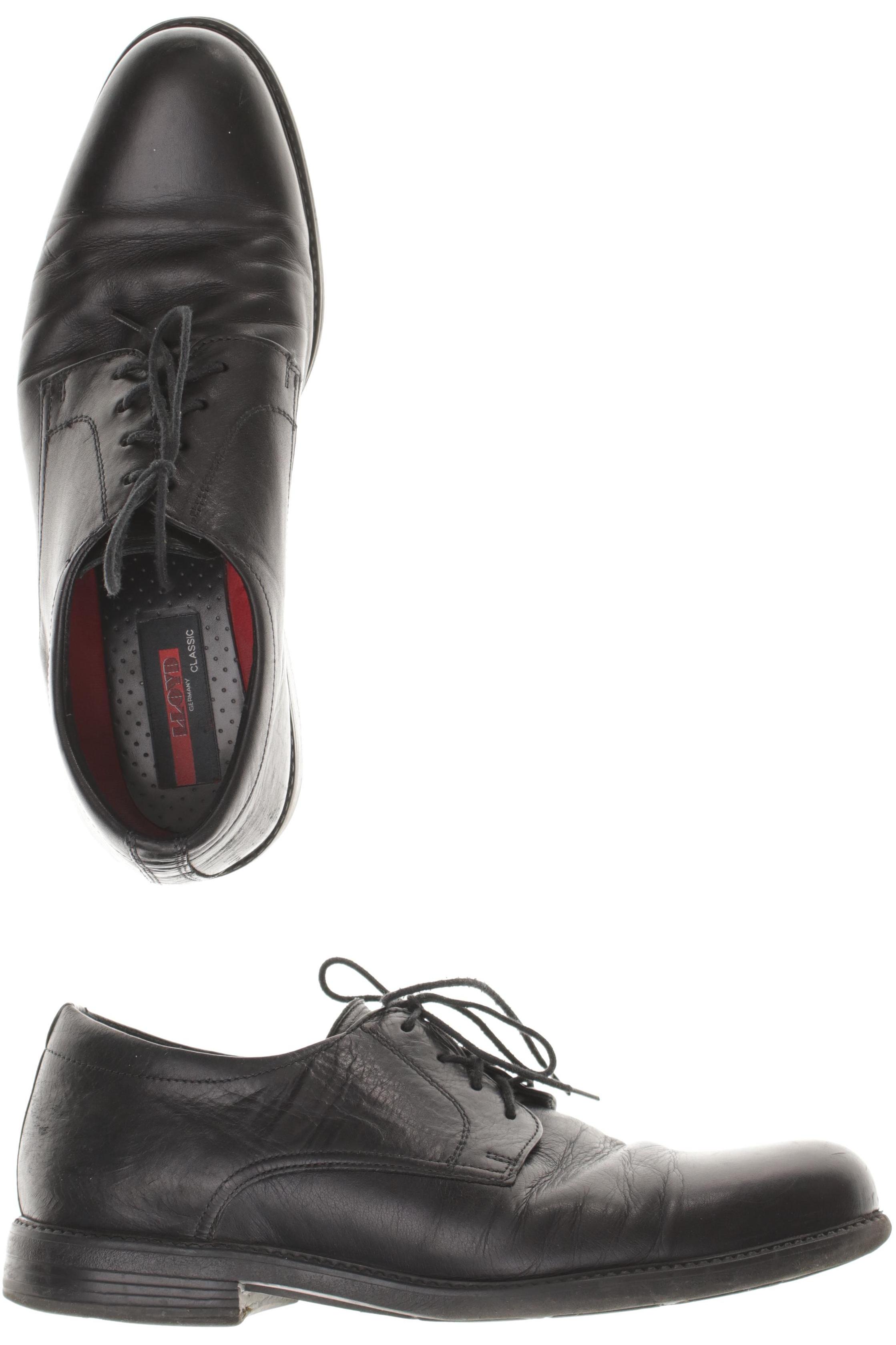 

Lloyd Herren Halbschuh, schwarz, Gr. 7.5