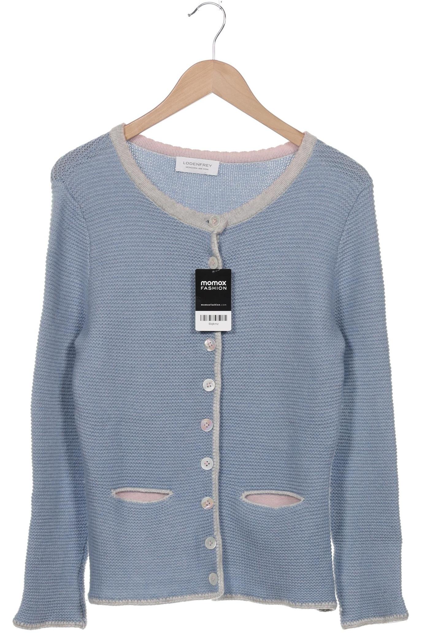 

Lodenfrey Damen Strickjacke, blau, Gr. 36