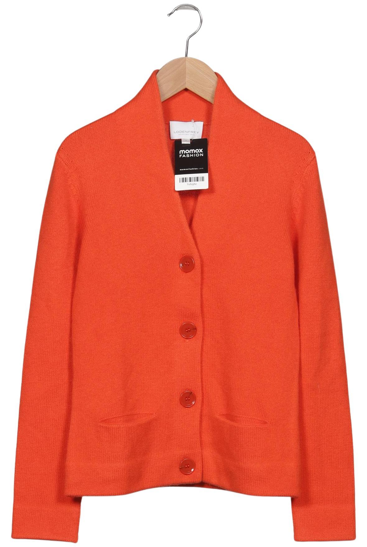 

Lodenfrey Damen Strickjacke, orange, Gr. 34