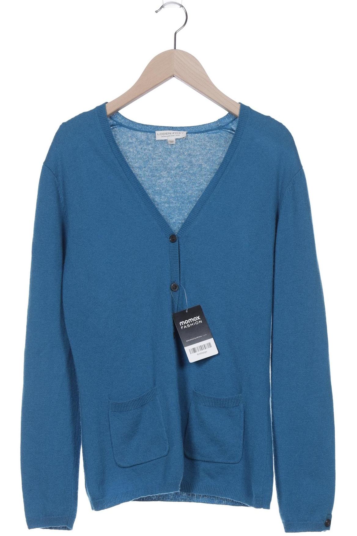 

Lodenfrey Damen Strickjacke, blau, Gr. 38