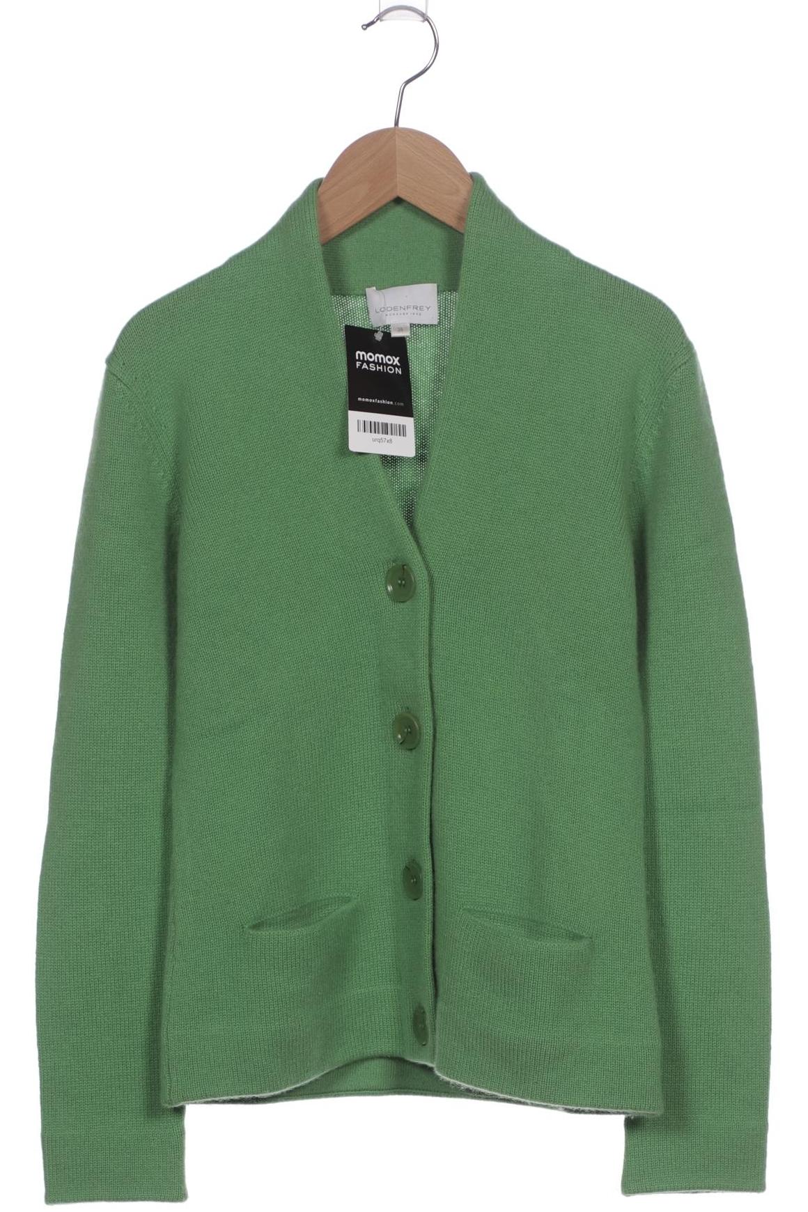 

Lodenfrey Damen Strickjacke, grün, Gr. 34