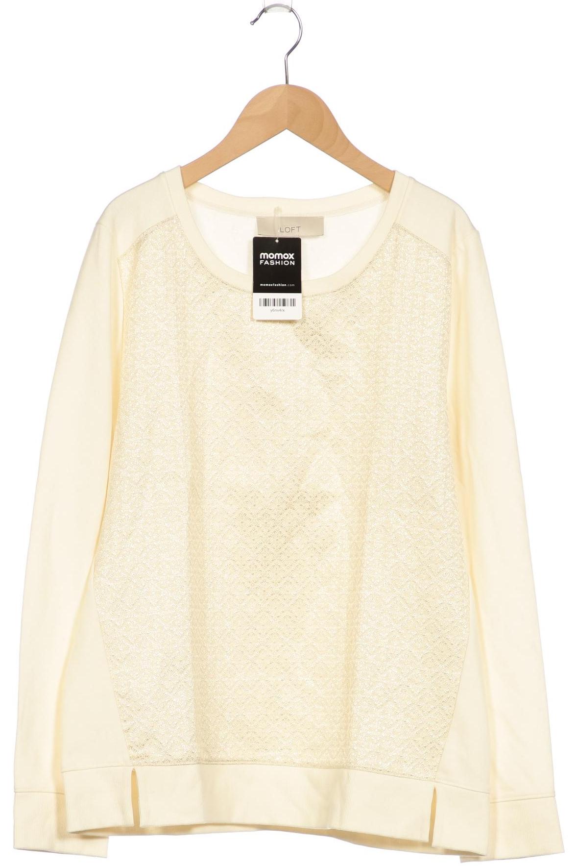

Loft by Ann Taylor Damen Sweatshirt, cremeweiß, Gr. 42