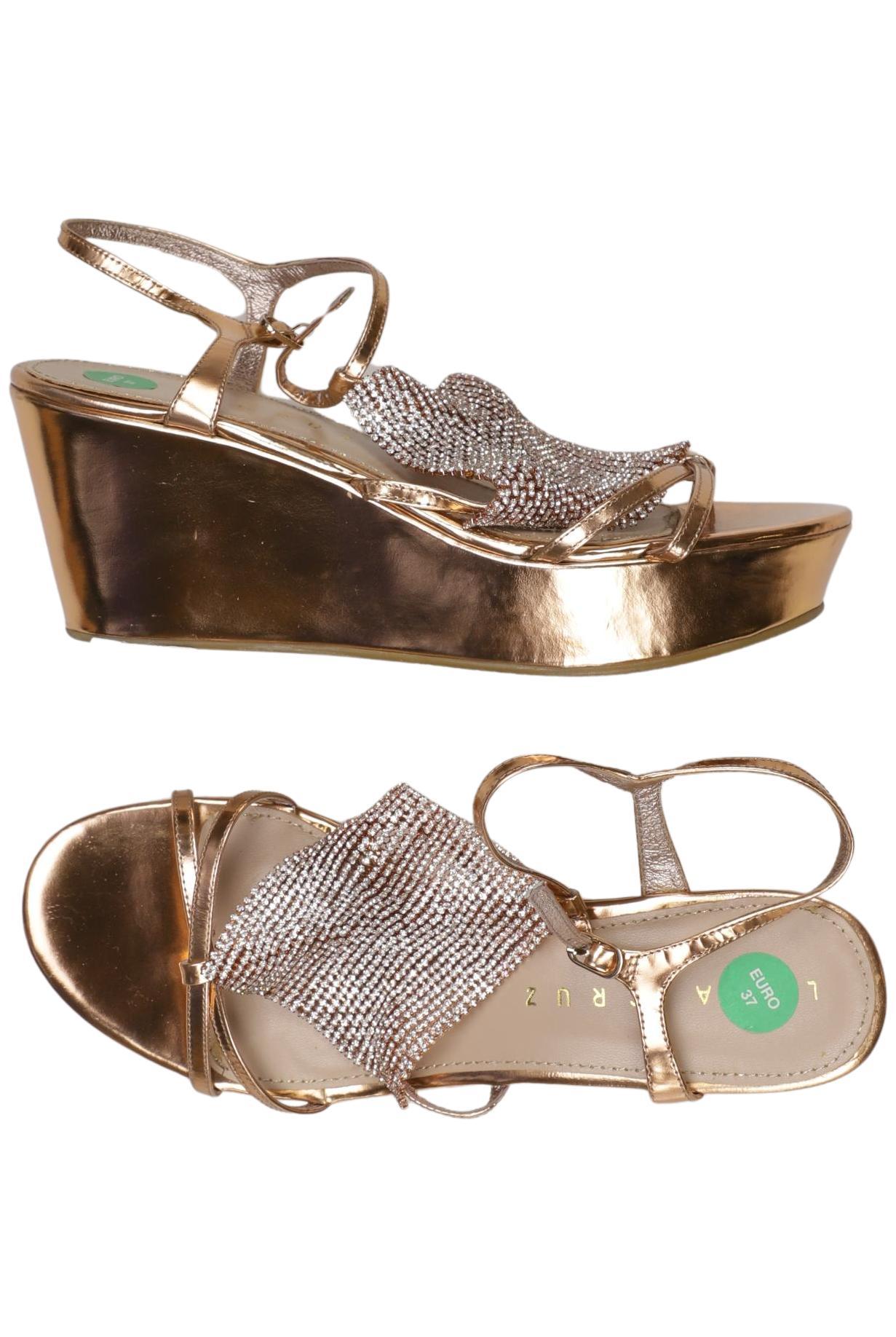 

Lola Cruz Damen Sandale, gold, Gr. 38