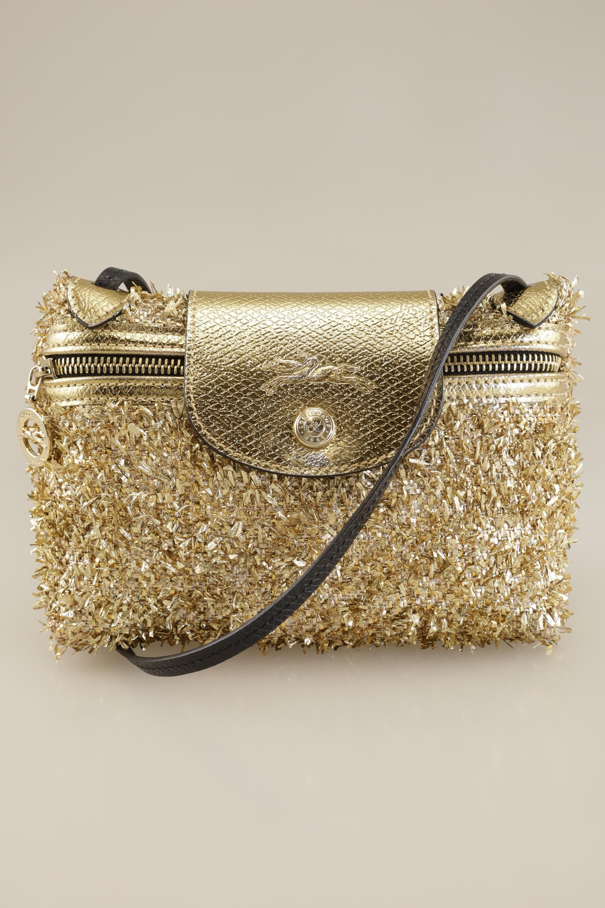 

Longchamp Damen Handtasche, gold, Gr.