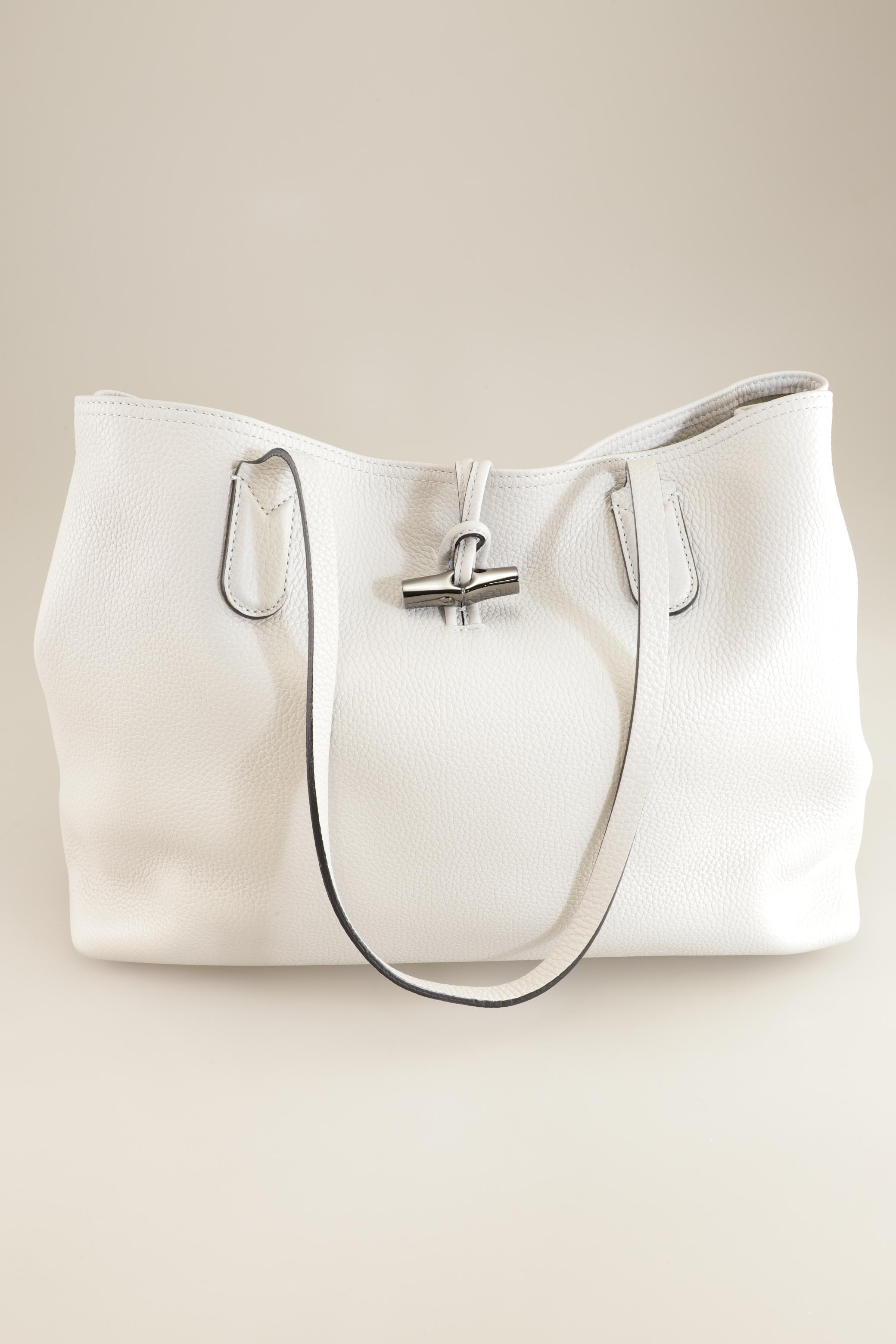 

Longchamp Damen Handtasche, cremeweiß, Gr.