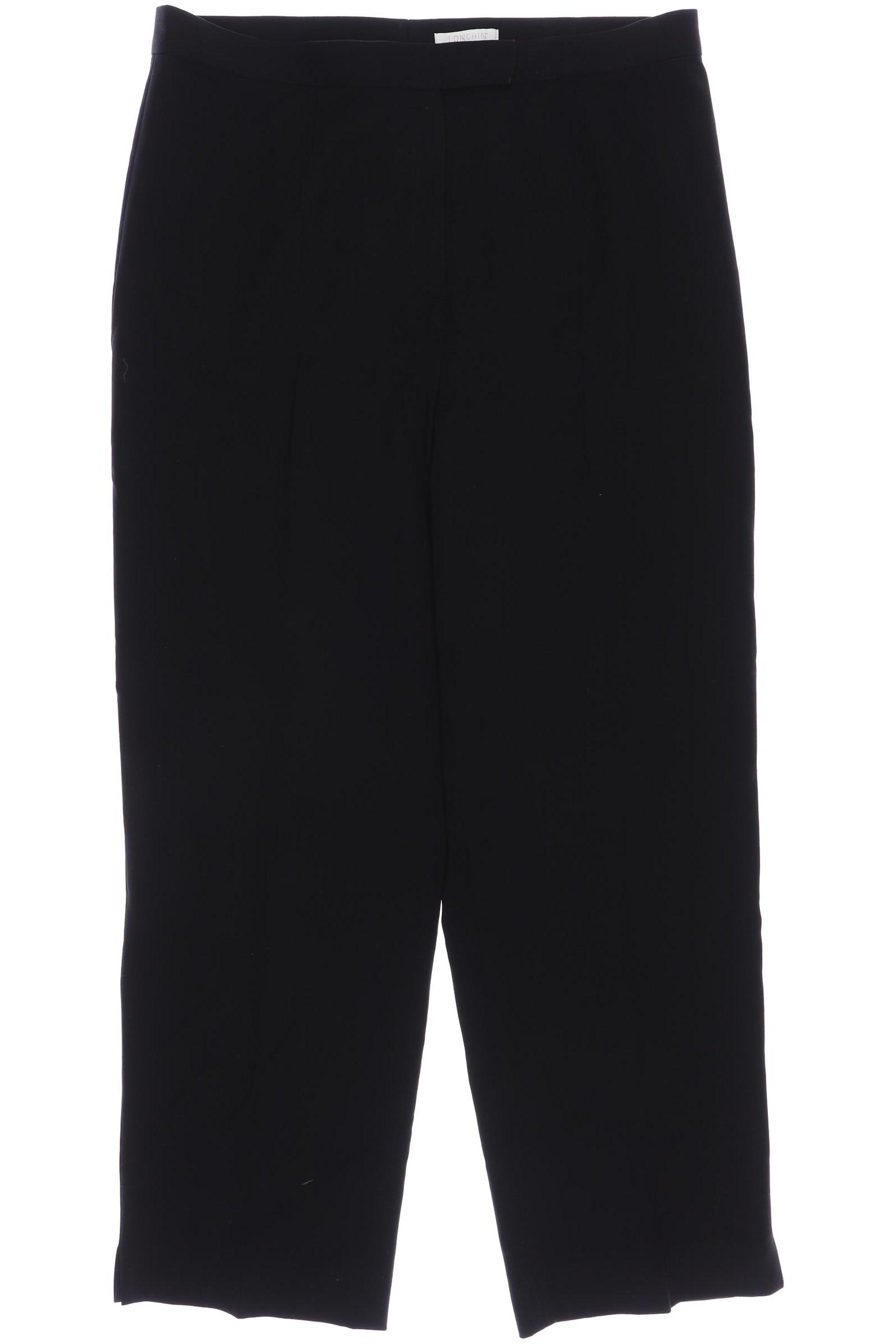 

LONGHIN Damen Stoffhose, schwarz