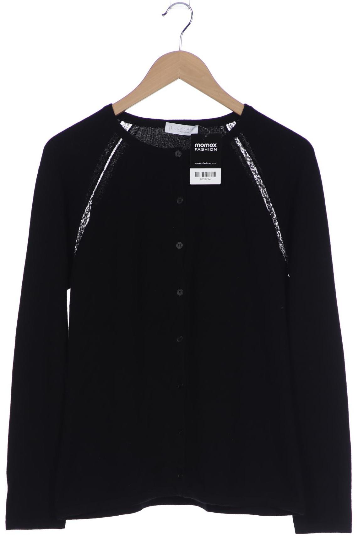 

Longhin Damen Strickjacke, schwarz, Gr. 46