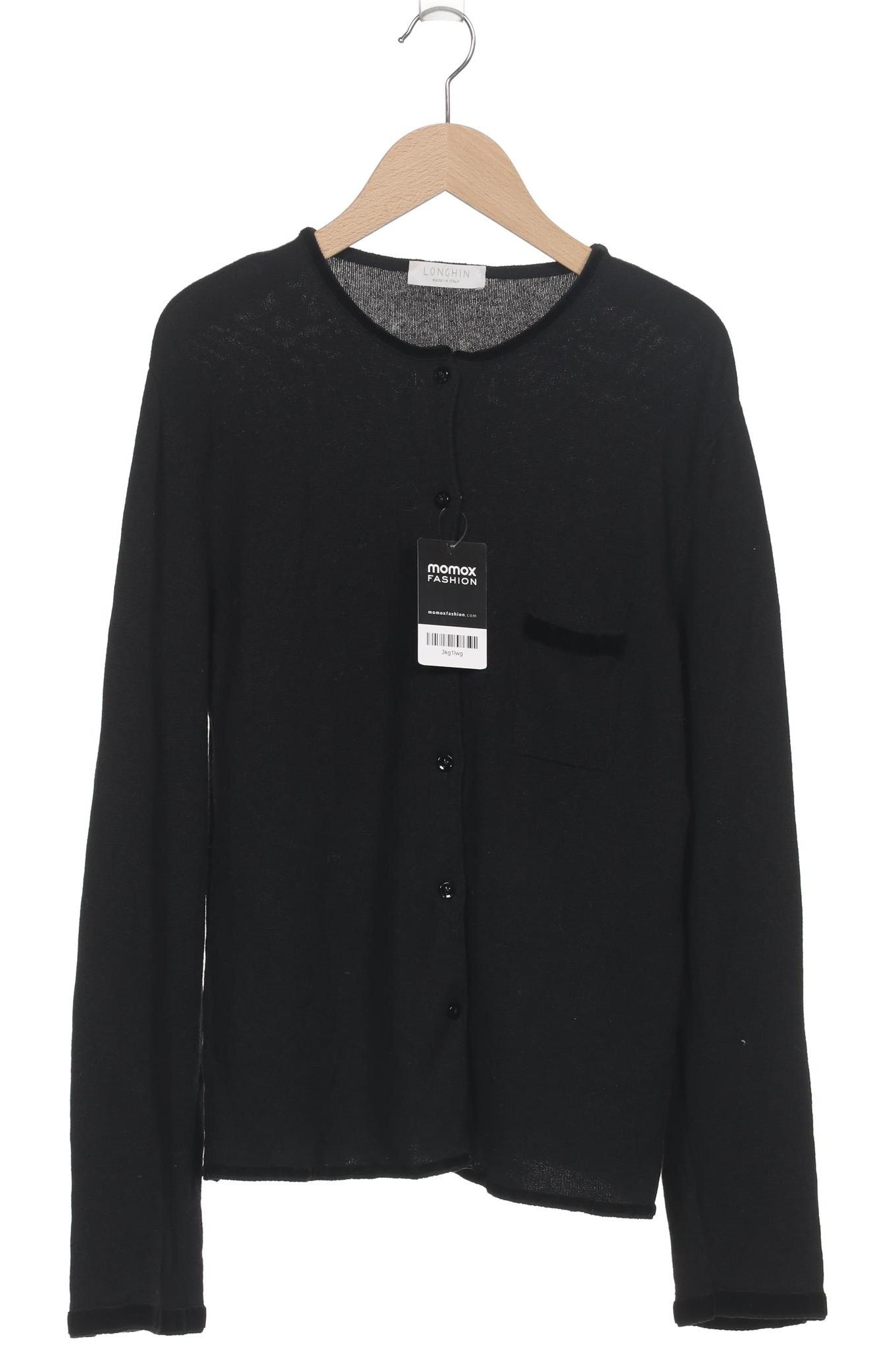 

Longhin Damen Strickjacke, schwarz, Gr. 42