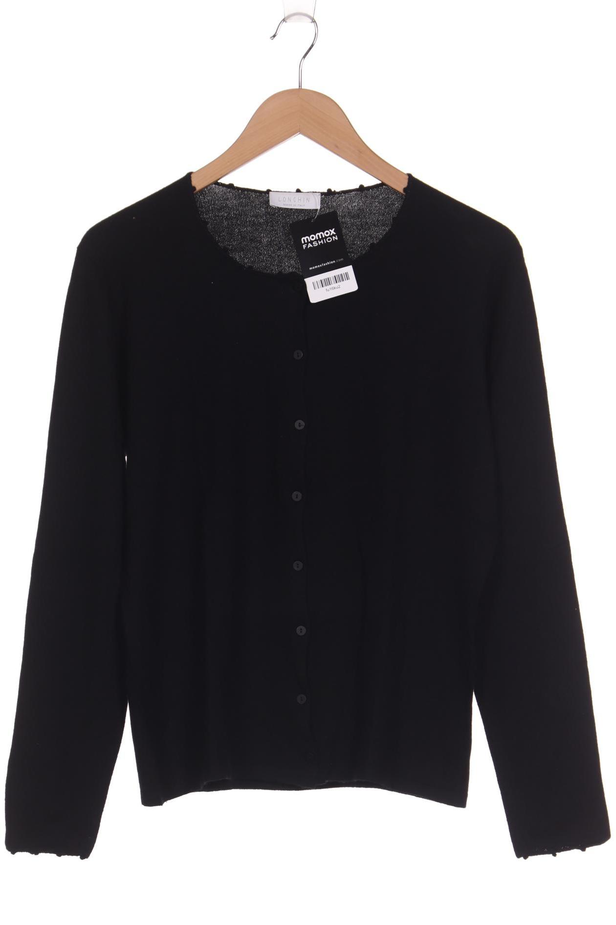 

Longhin Damen Strickjacke, schwarz, Gr. 46