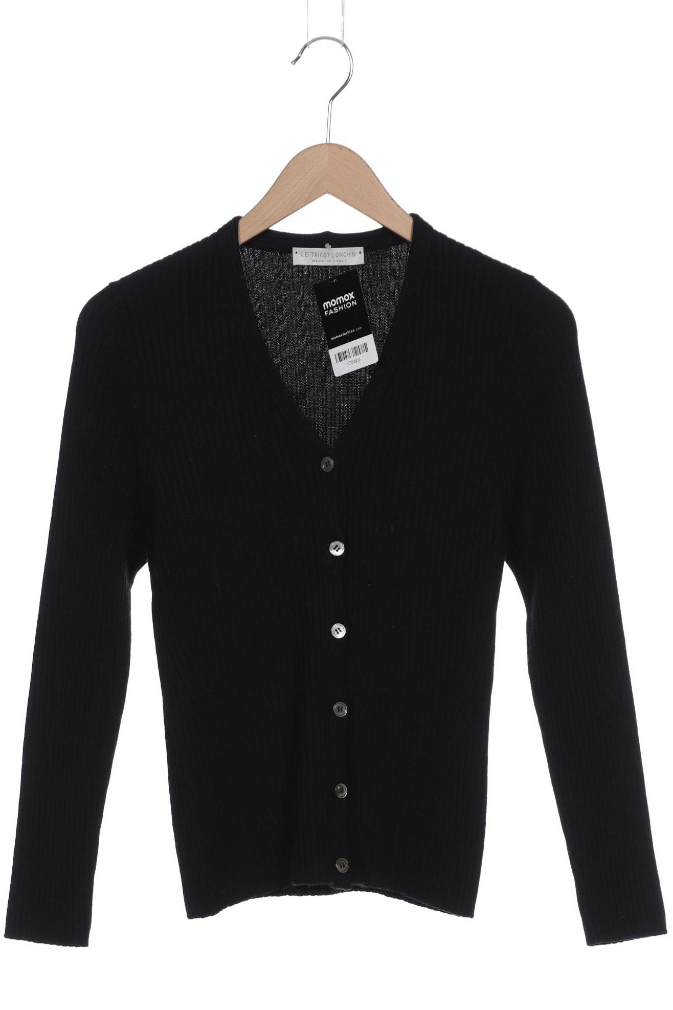 

Longhin Damen Strickjacke, schwarz, Gr. 36