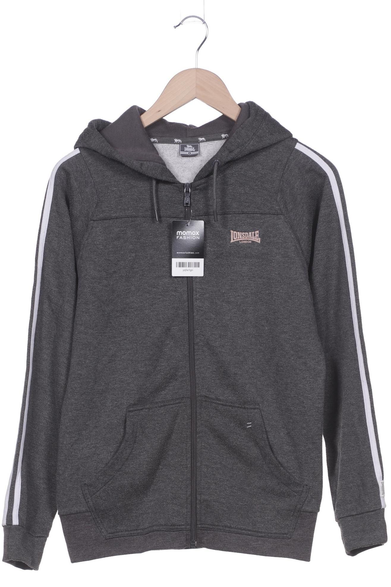 

Lonsdale London Damen Kapuzenpullover, grau, Gr. 8
