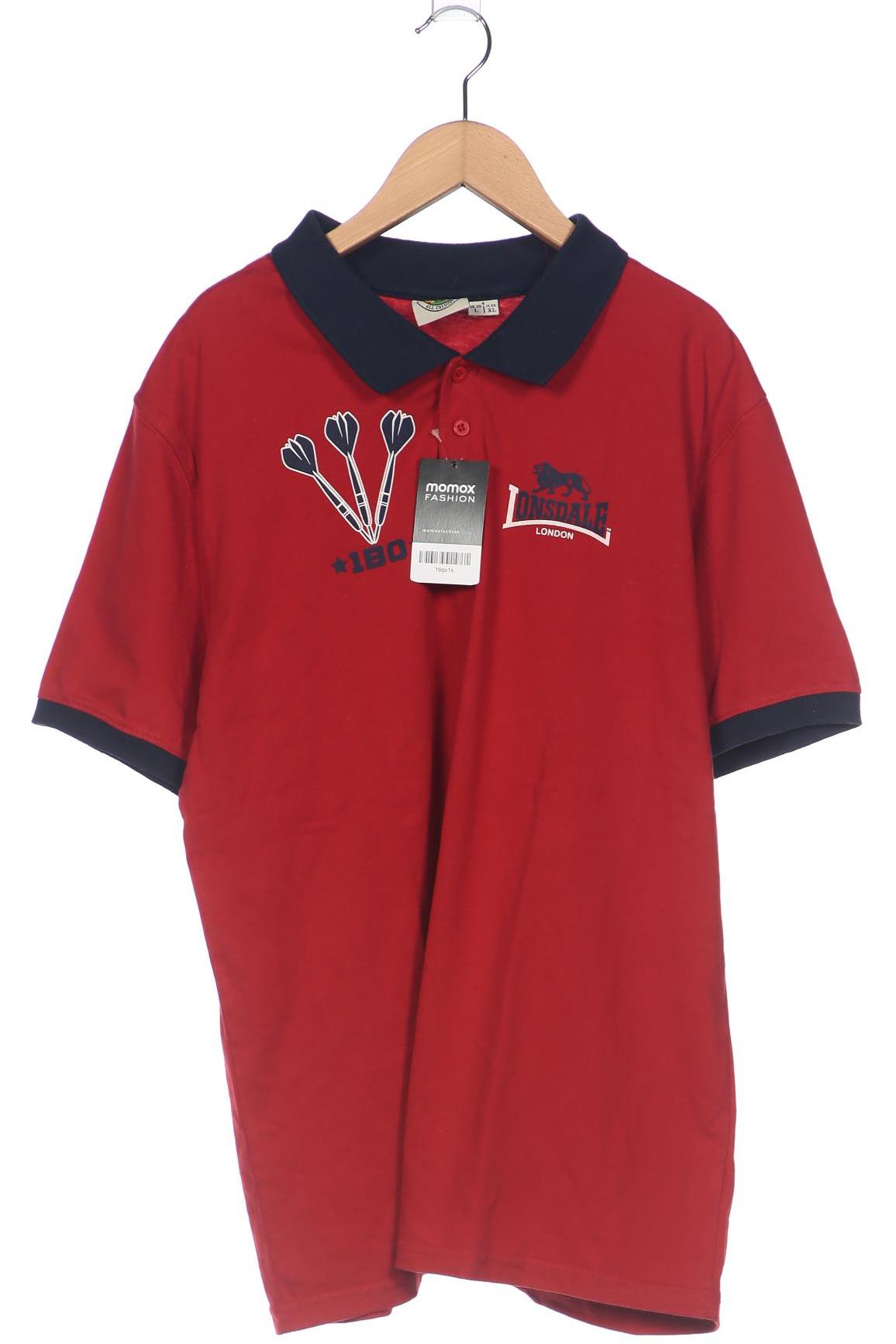 

Lonsdale London Herren Poloshirt, rot, Gr. 52