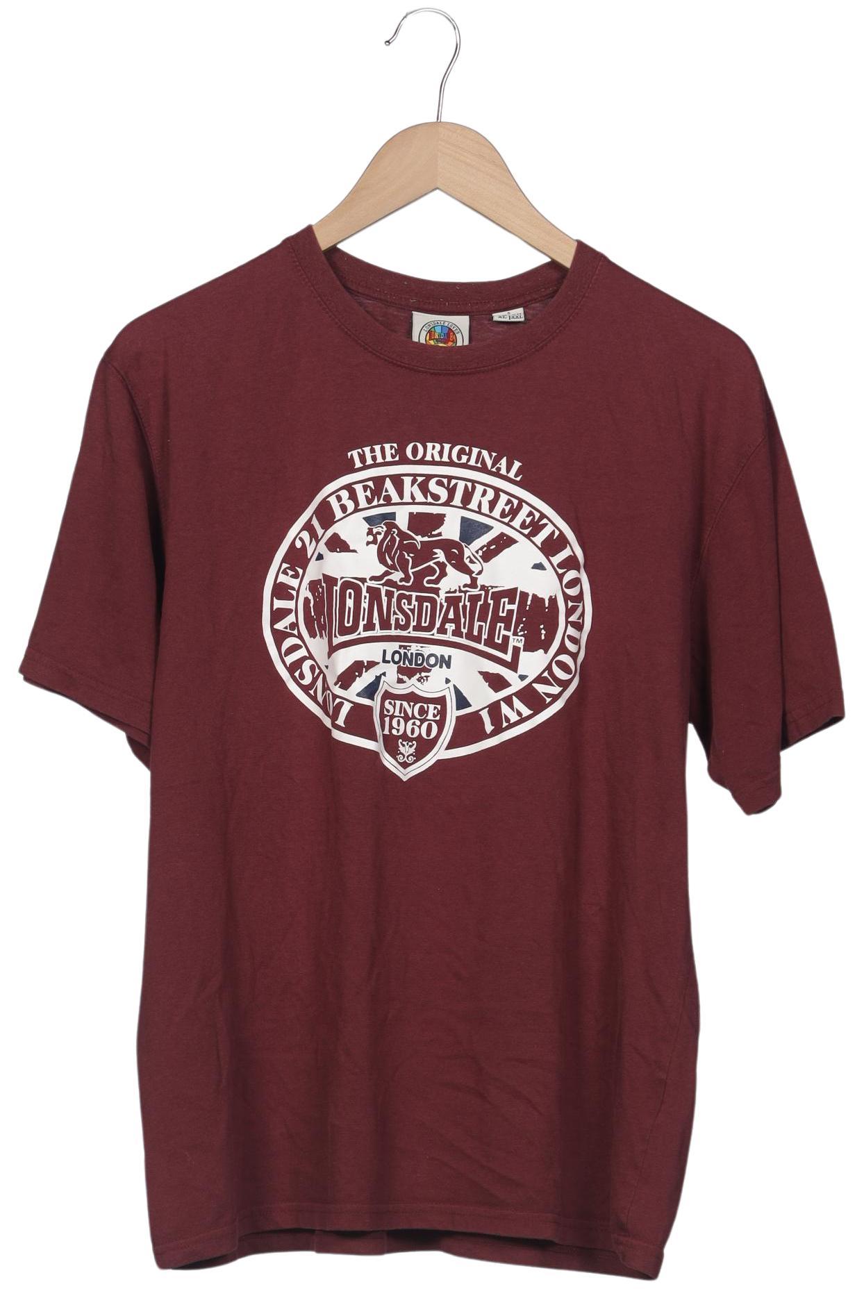 

Lonsdale London Herren T-Shirt, bordeaux, Gr. 54