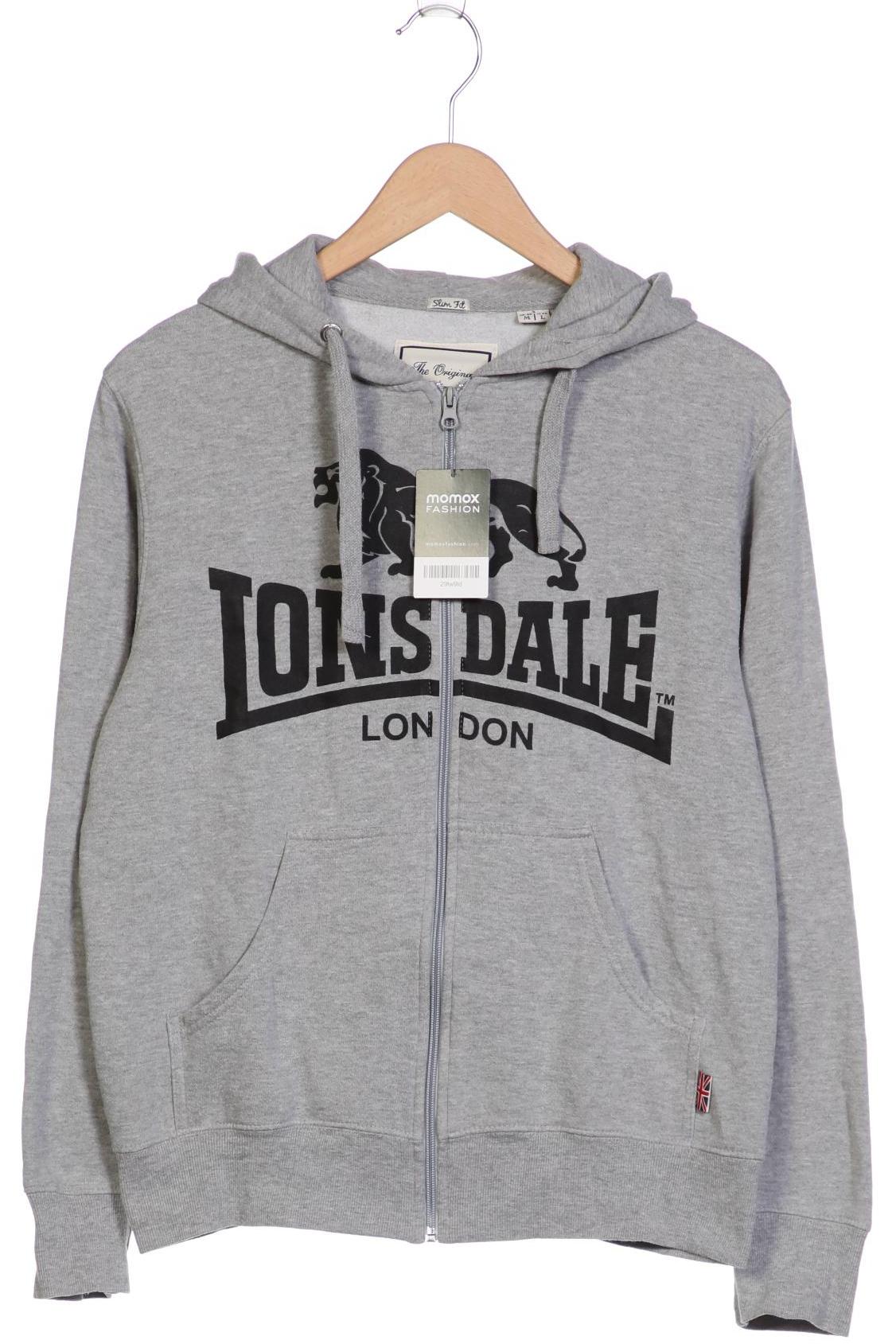 

LONSDALE LONDON Herren Kapuzenpullover, grau