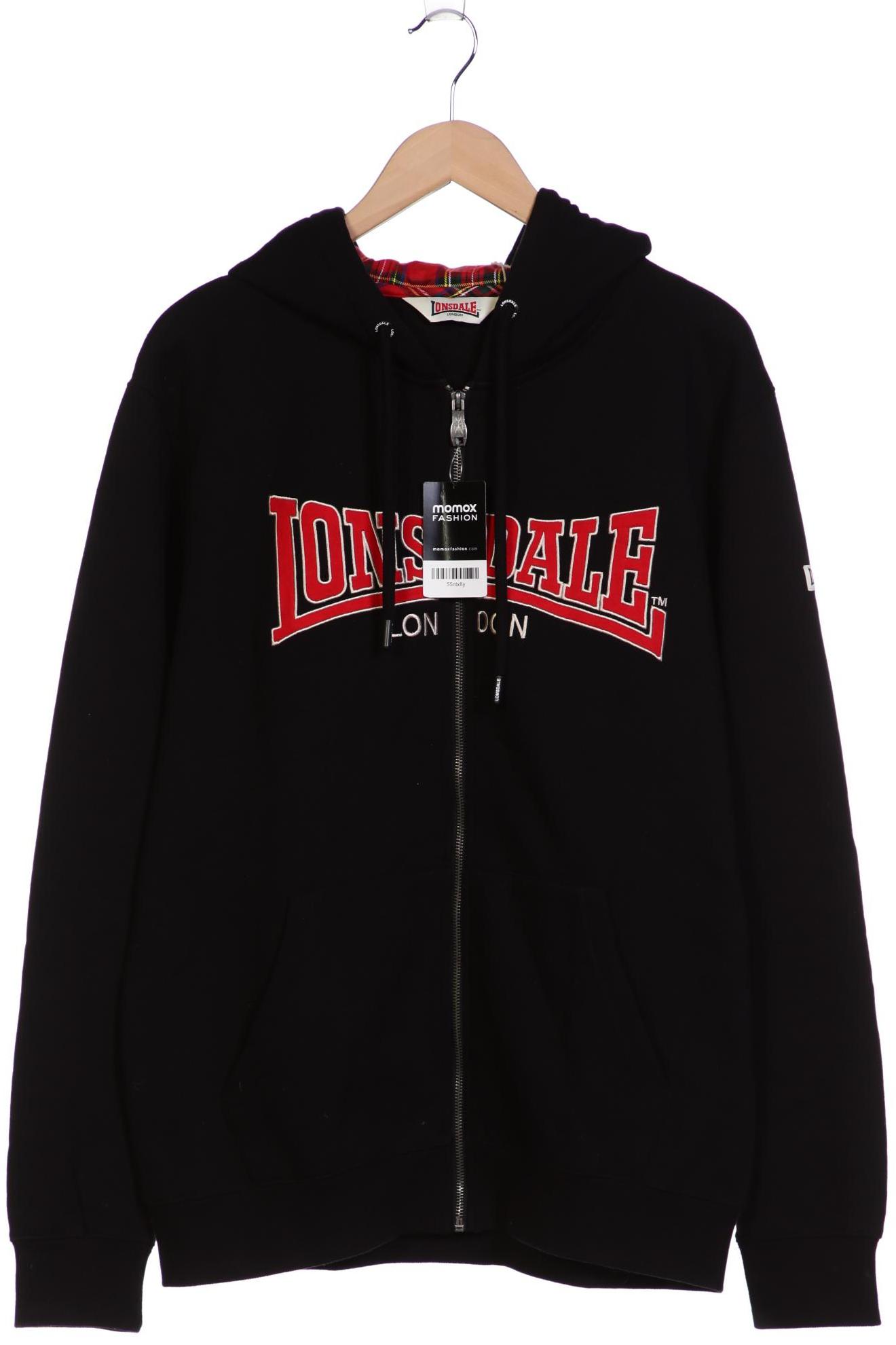 

LONSDALE LONDON Herren Kapuzenpullover, schwarz