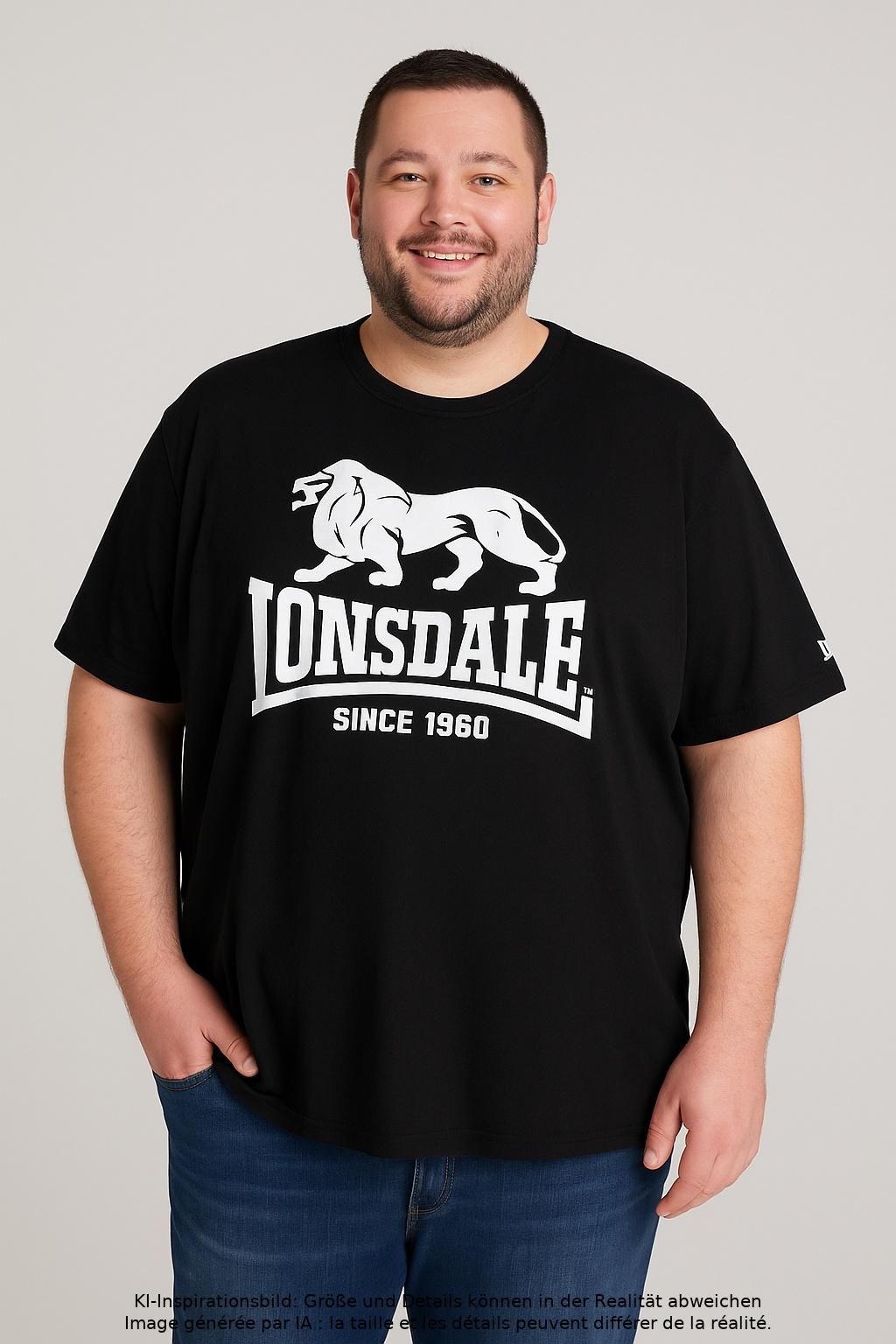 

Lonsdale London Herren T-Shirt, schwarz, Gr. 62