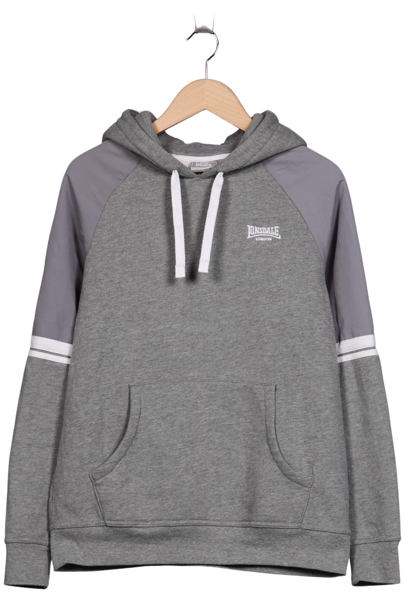 

Lonsdale London Herren Kapuzenpullover, grau, Gr. 48