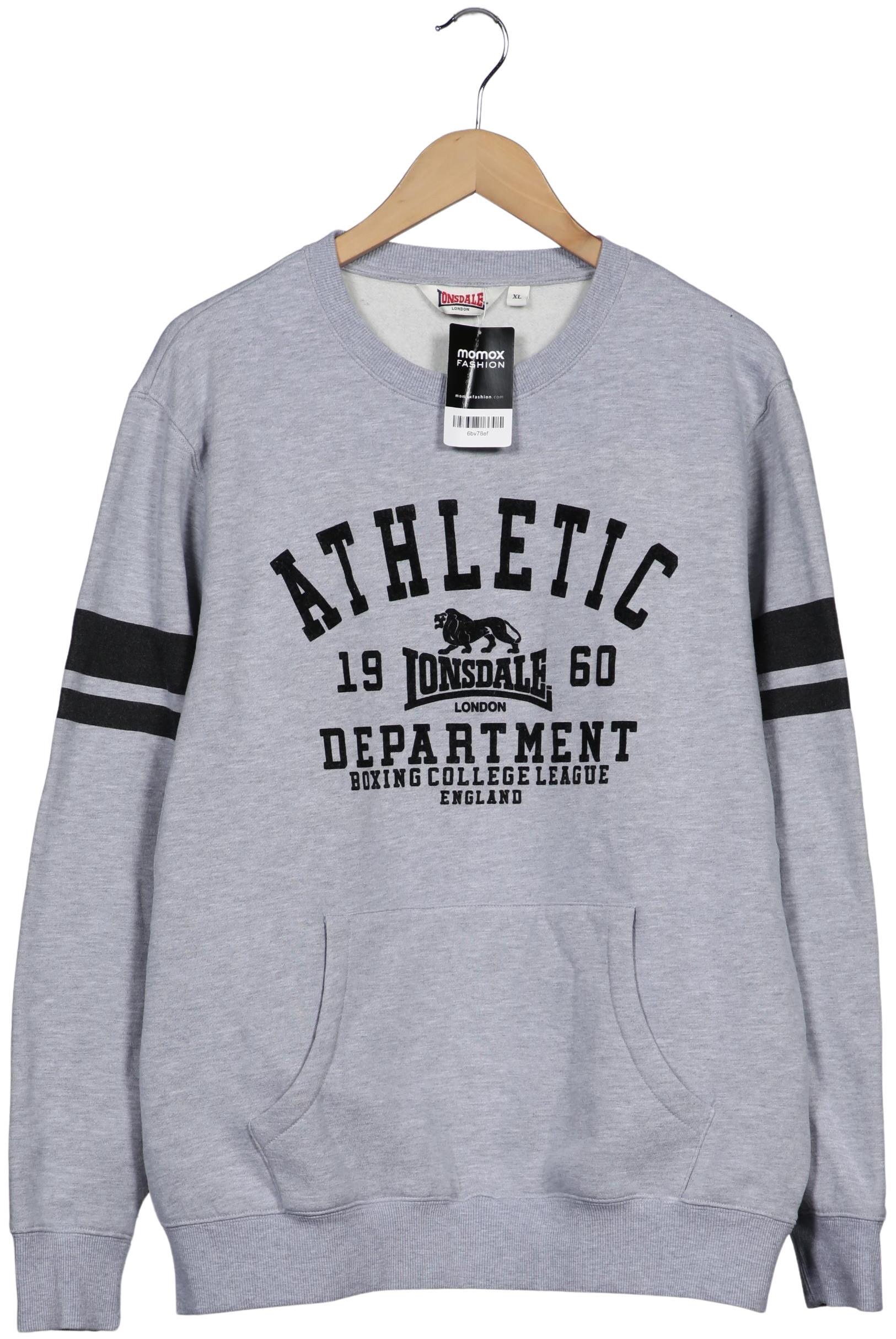 

Lonsdale London Herren Sweatshirt, grau, Gr. 54