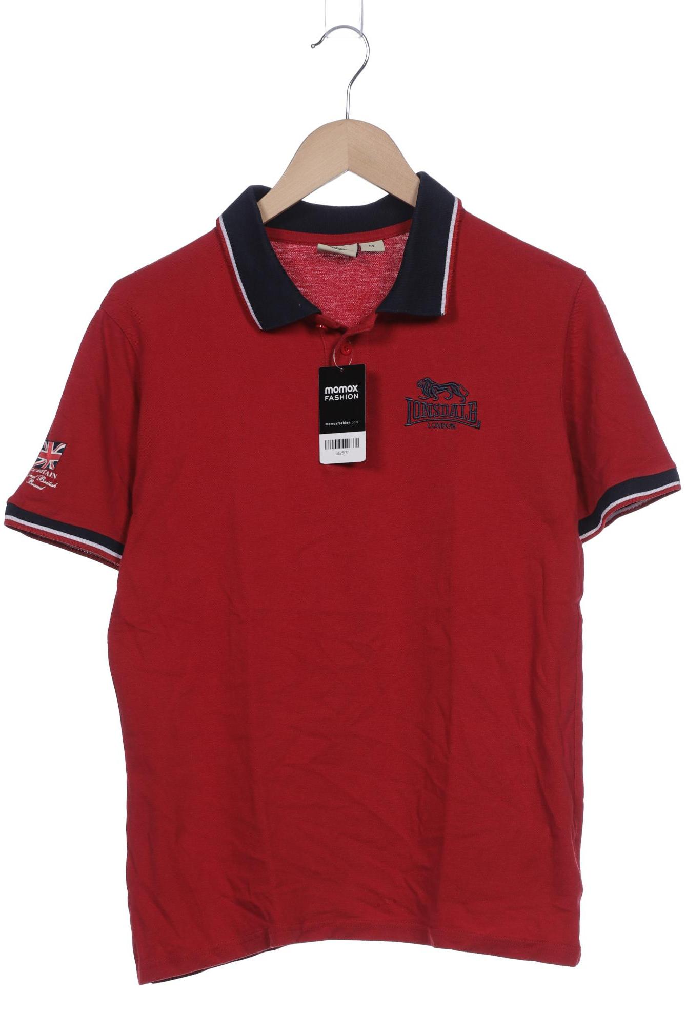 

Lonsdale London Herren Poloshirt, rot, Gr. 48