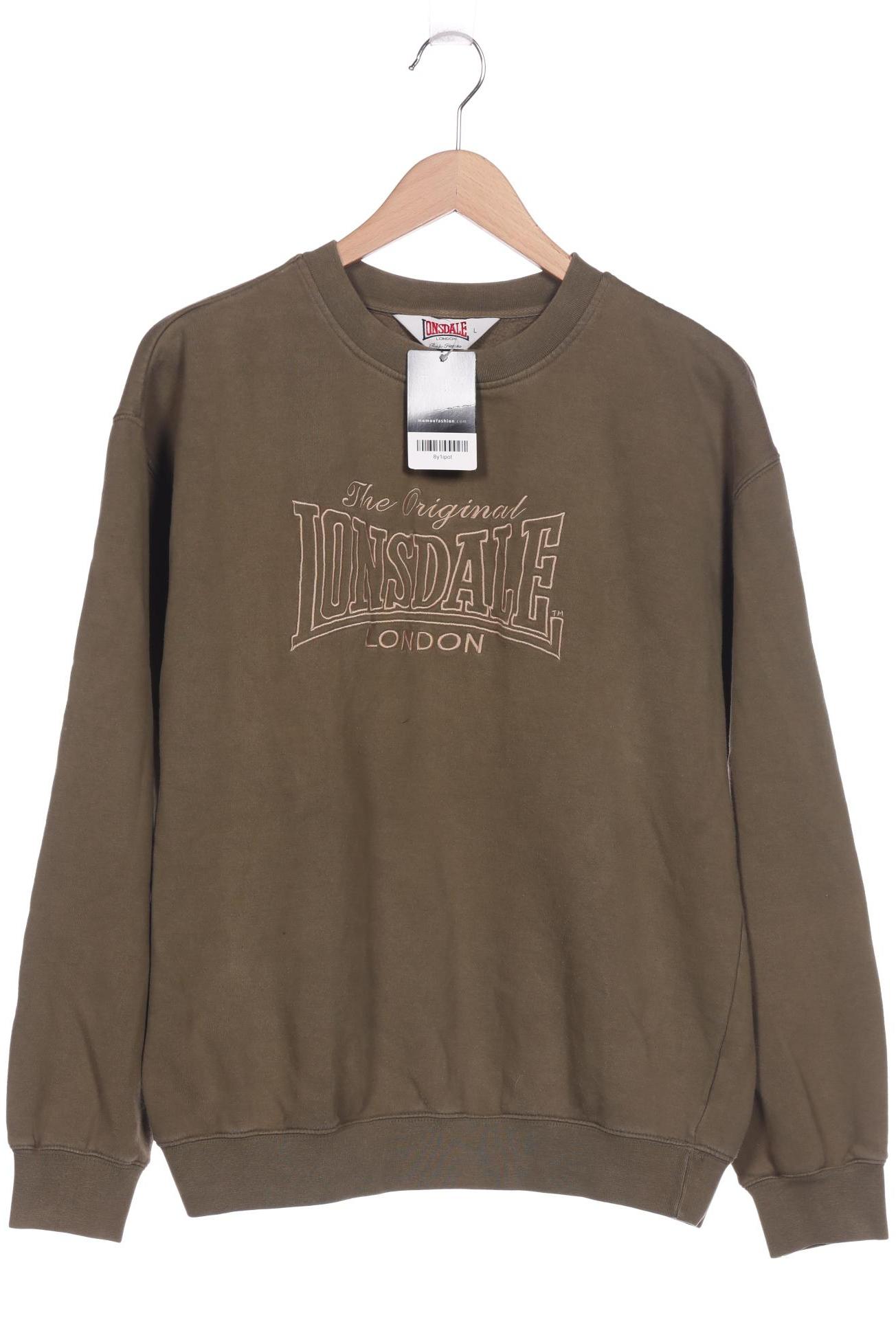 

Lonsdale London Herren Sweatshirt, grün, Gr. 52