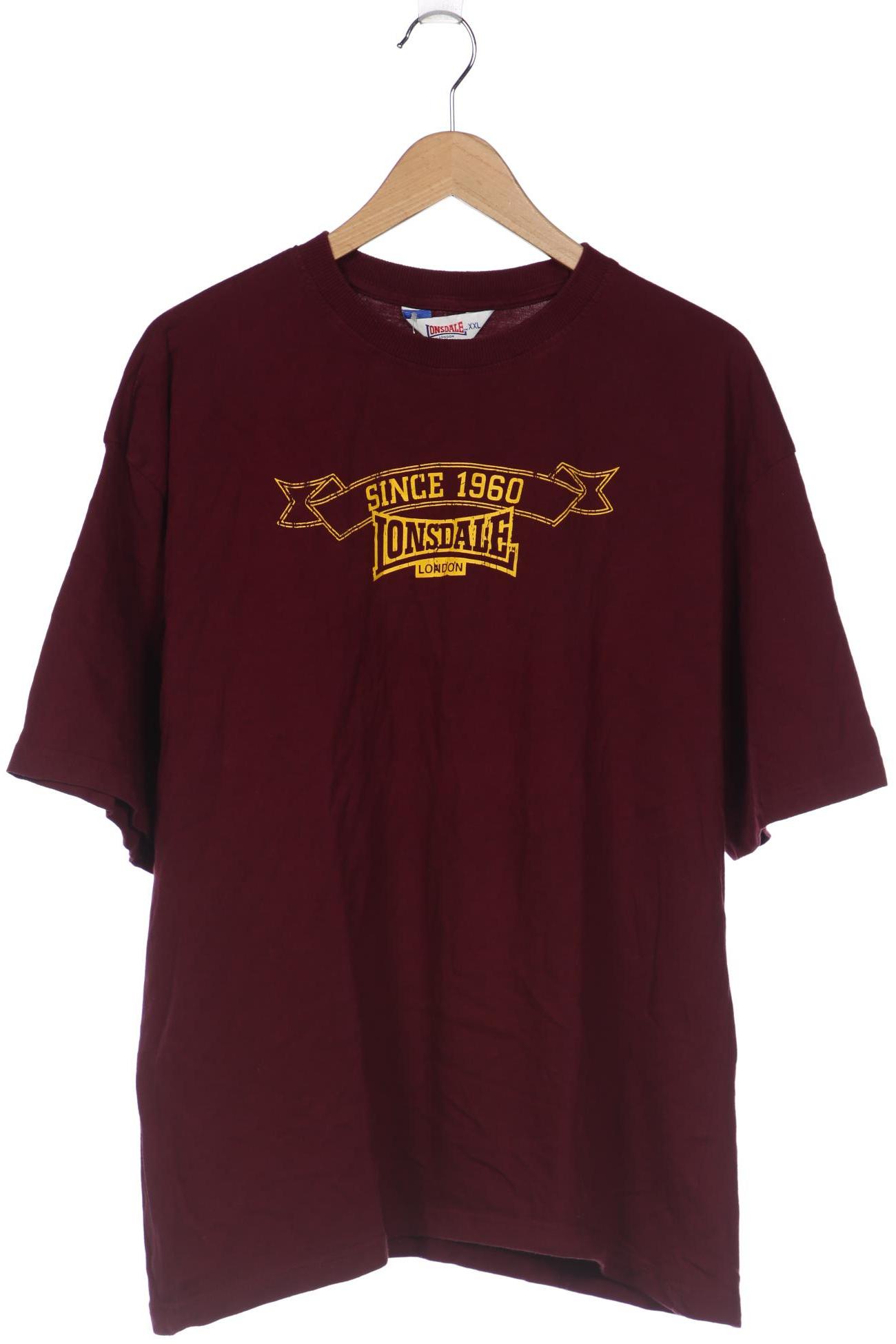 

Lonsdale London Herren T-Shirt, bordeaux, Gr. 56