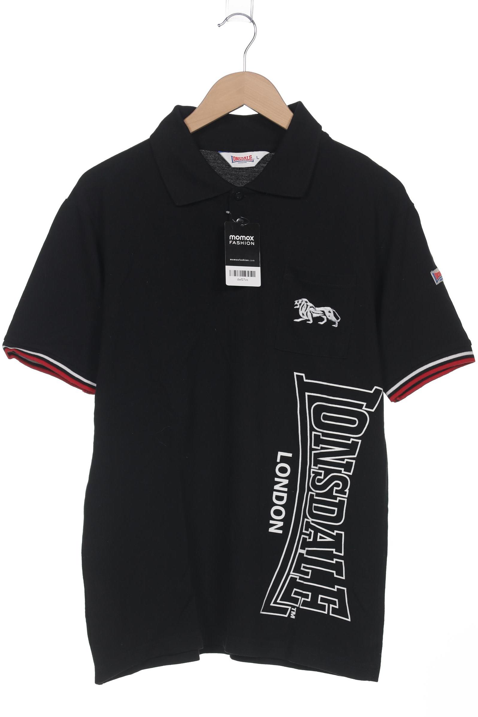 

Lonsdale London Herren Poloshirt, schwarz, Gr. 52