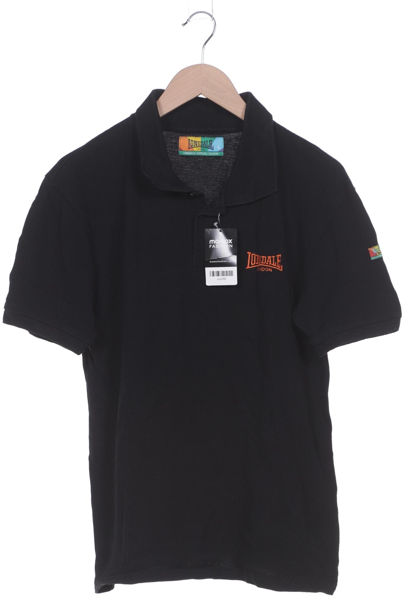 

Lonsdale London Herren Poloshirt, schwarz, Gr. 52