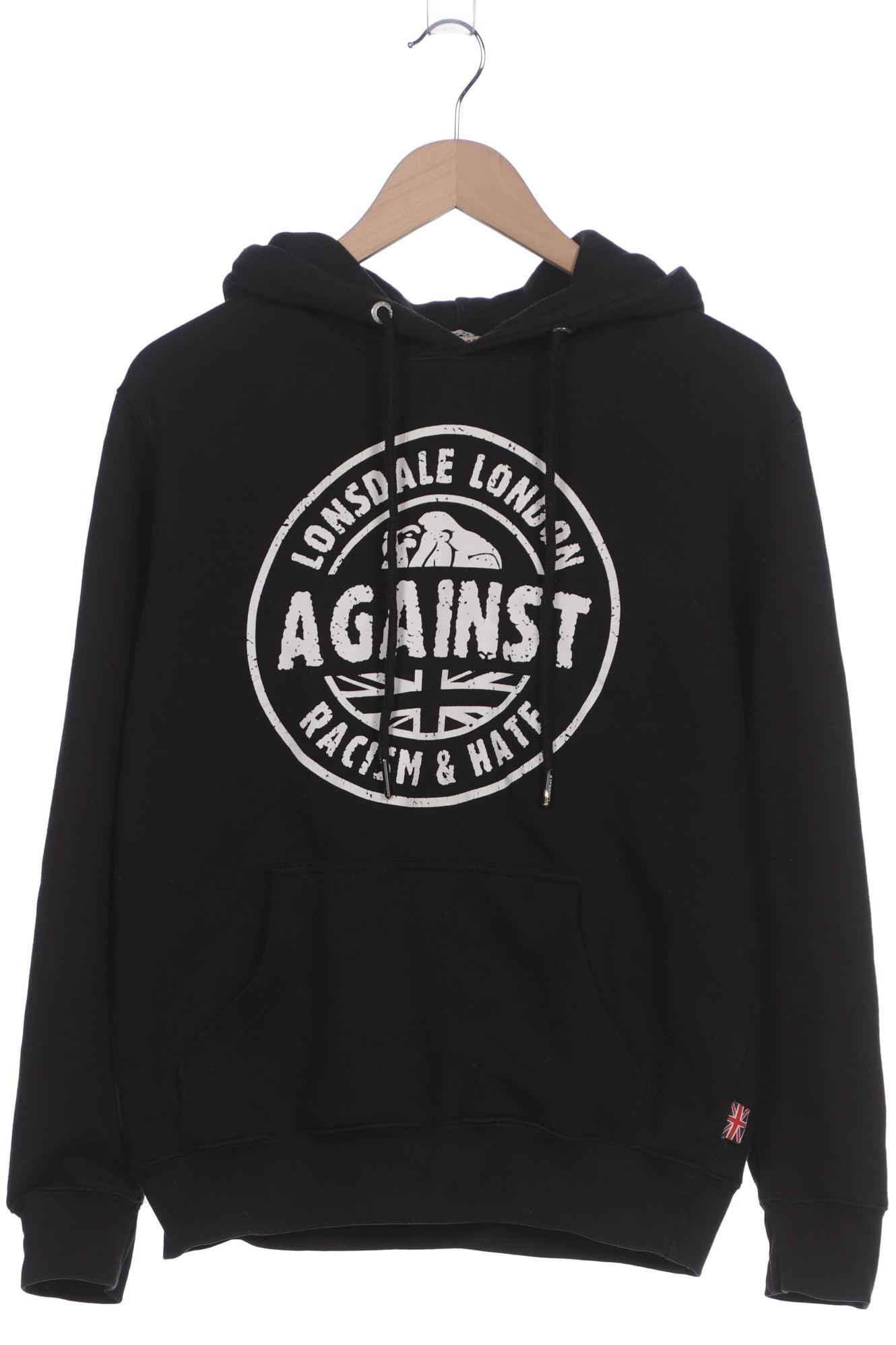 

Lonsdale London Herren Kapuzenpullover, schwarz, Gr. 46