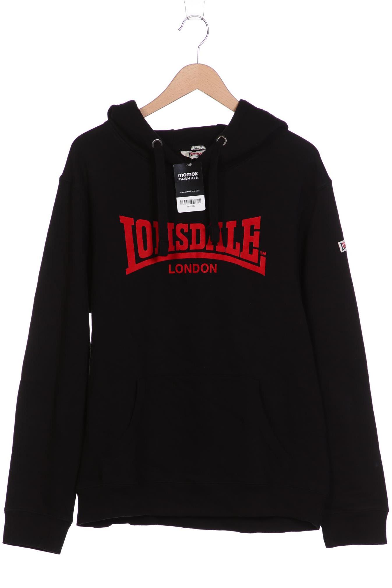 

LONSDALE LONDON Herren Kapuzenpullover, schwarz