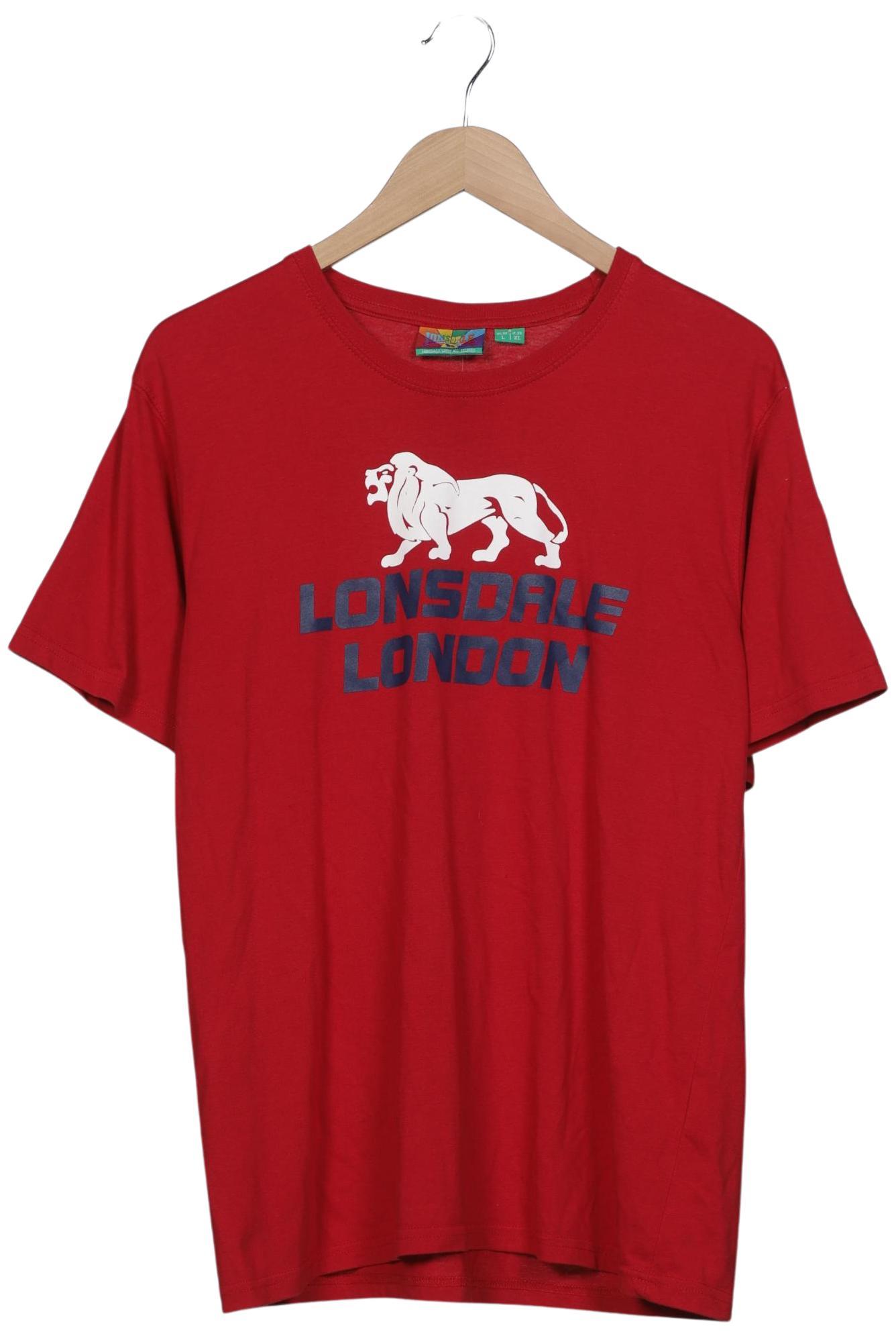 Thumbnail - Lonsdale London Herren T-Shirt, rot, Gr. 52