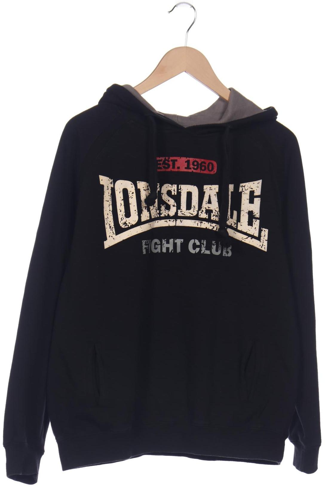 

LONSDALE LONDON Herren Kapuzenpullover, schwarz