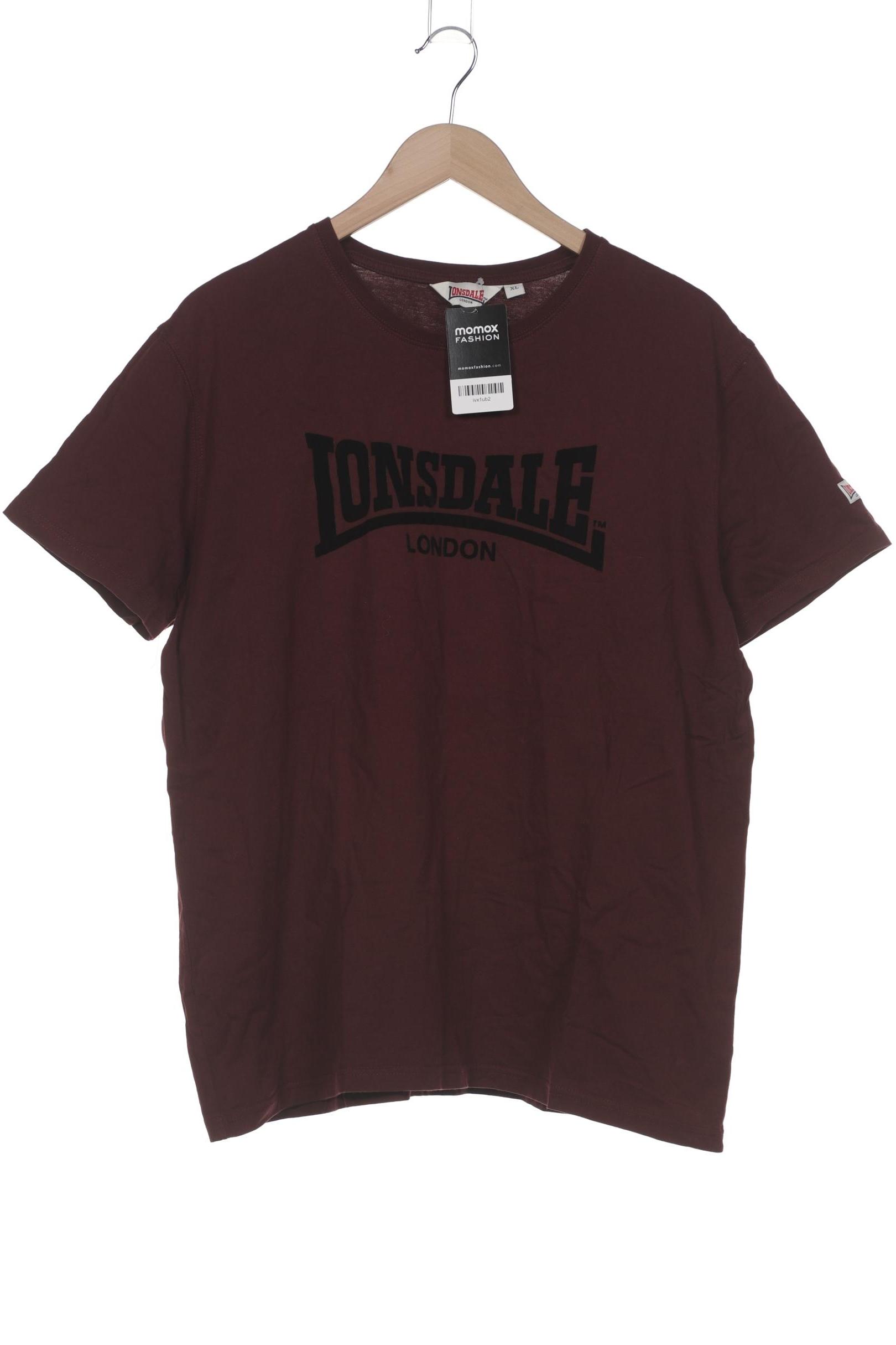 

Lonsdale London Herren T-Shirt, bordeaux, Gr. 54