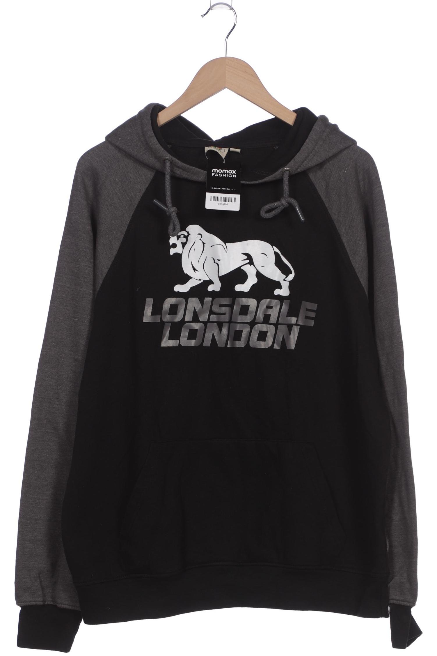 

Lonsdale London Herren Kapuzenpullover, schwarz, Gr. 56