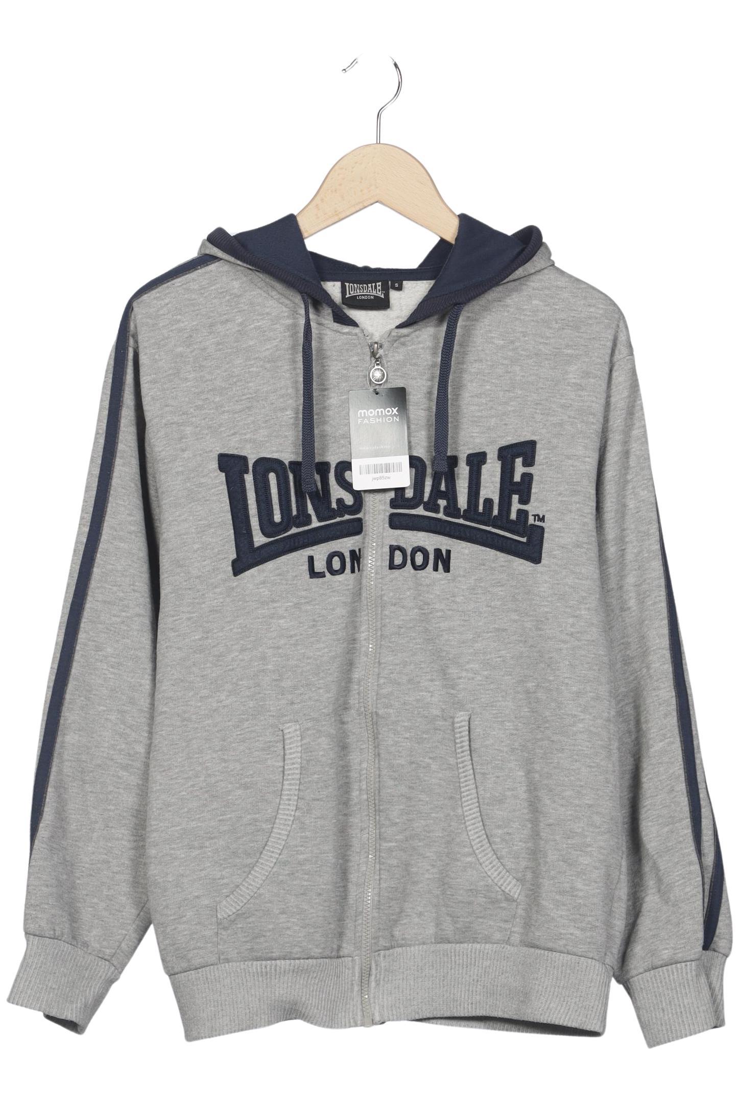 

Lonsdale London Herren Kapuzenpullover, grau, Gr. 46