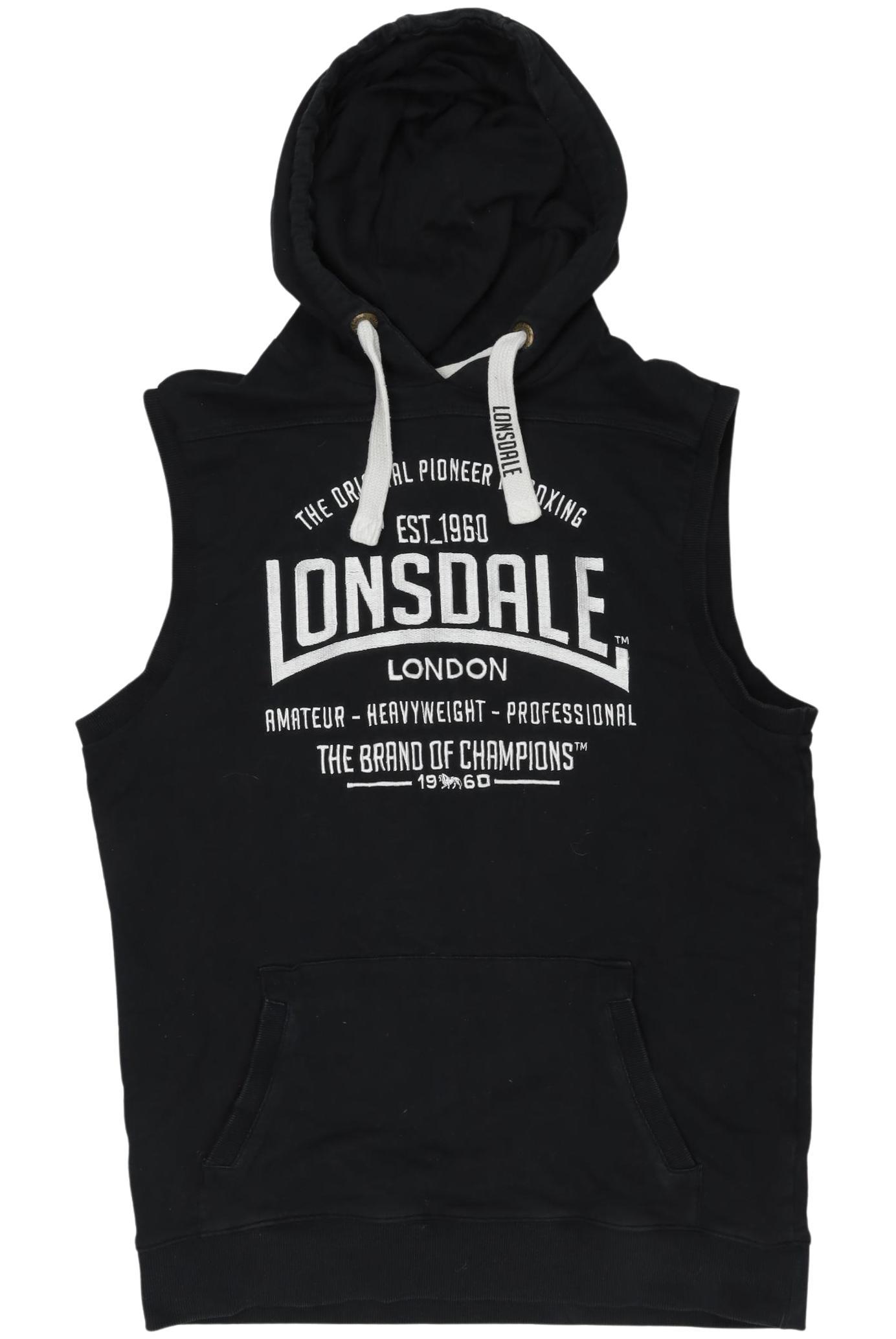 

Lonsdale London Herren Kapuzenpullover, schwarz, Gr. 52