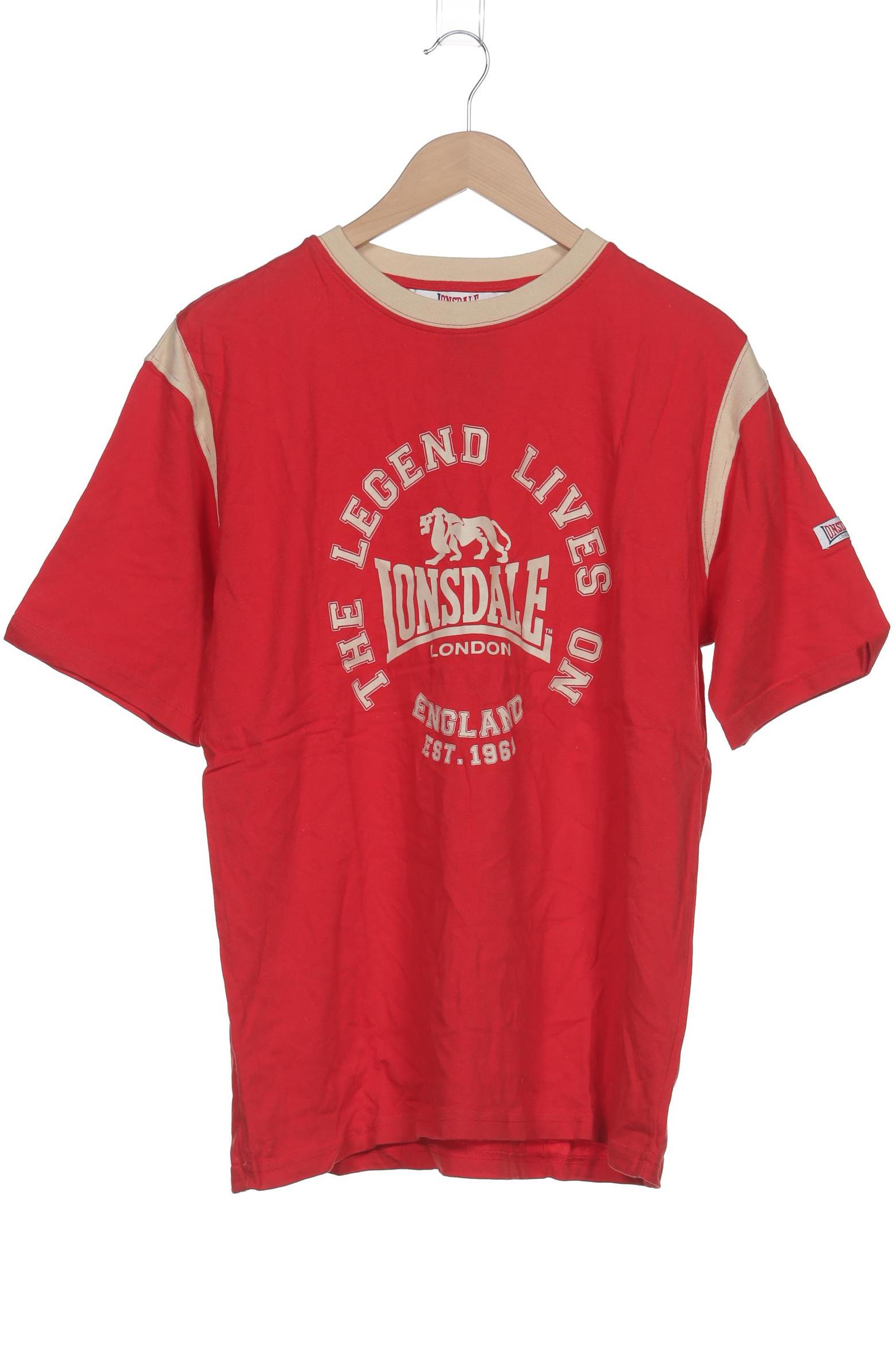 

Lonsdale London Herren T-Shirt, rot, Gr. 54