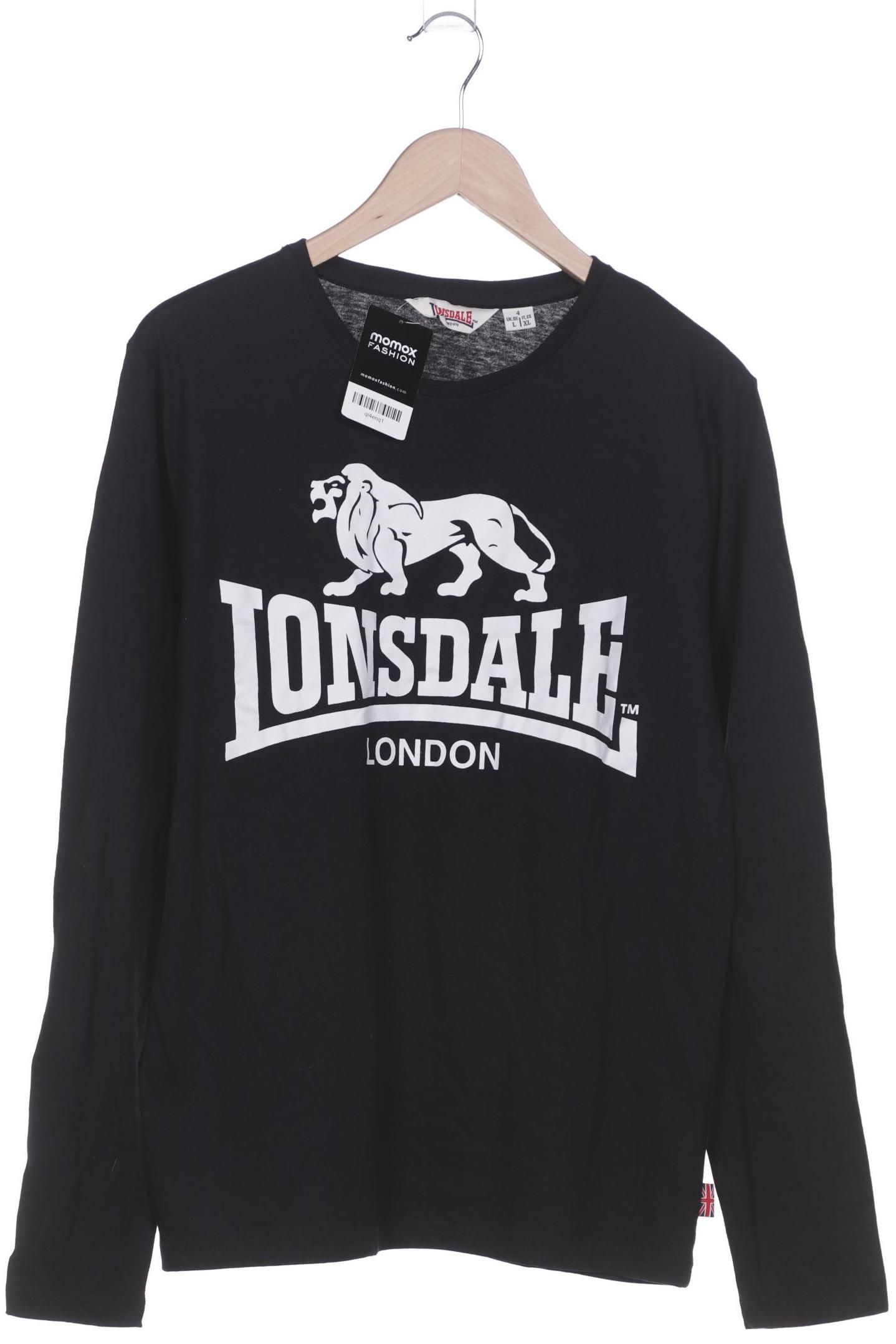 

Lonsdale London Herren Langarmshirt, schwarz, Gr. 52