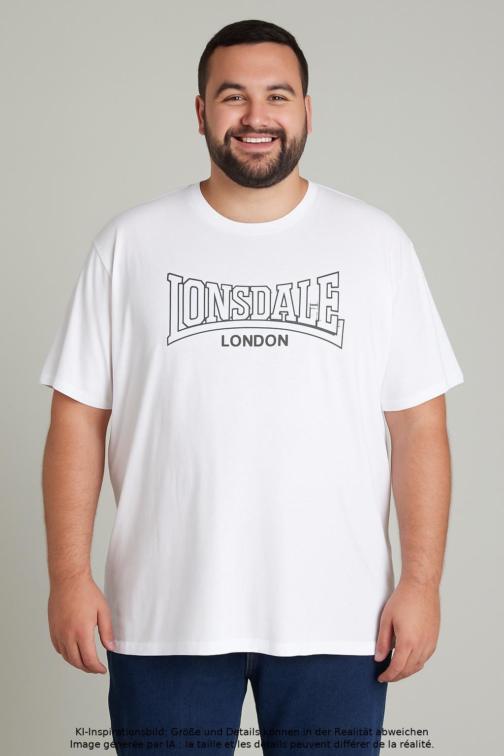 

Lonsdale London Herren T-Shirt, weiß, Gr. 62