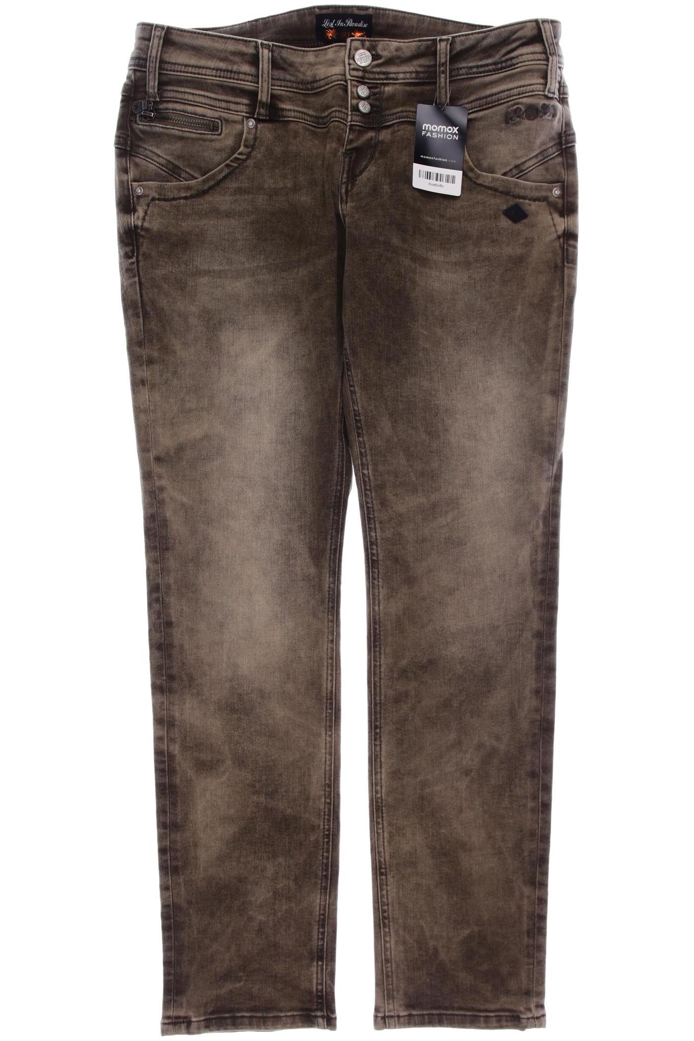 

LOST IN PARADISE Damen Jeans, braun