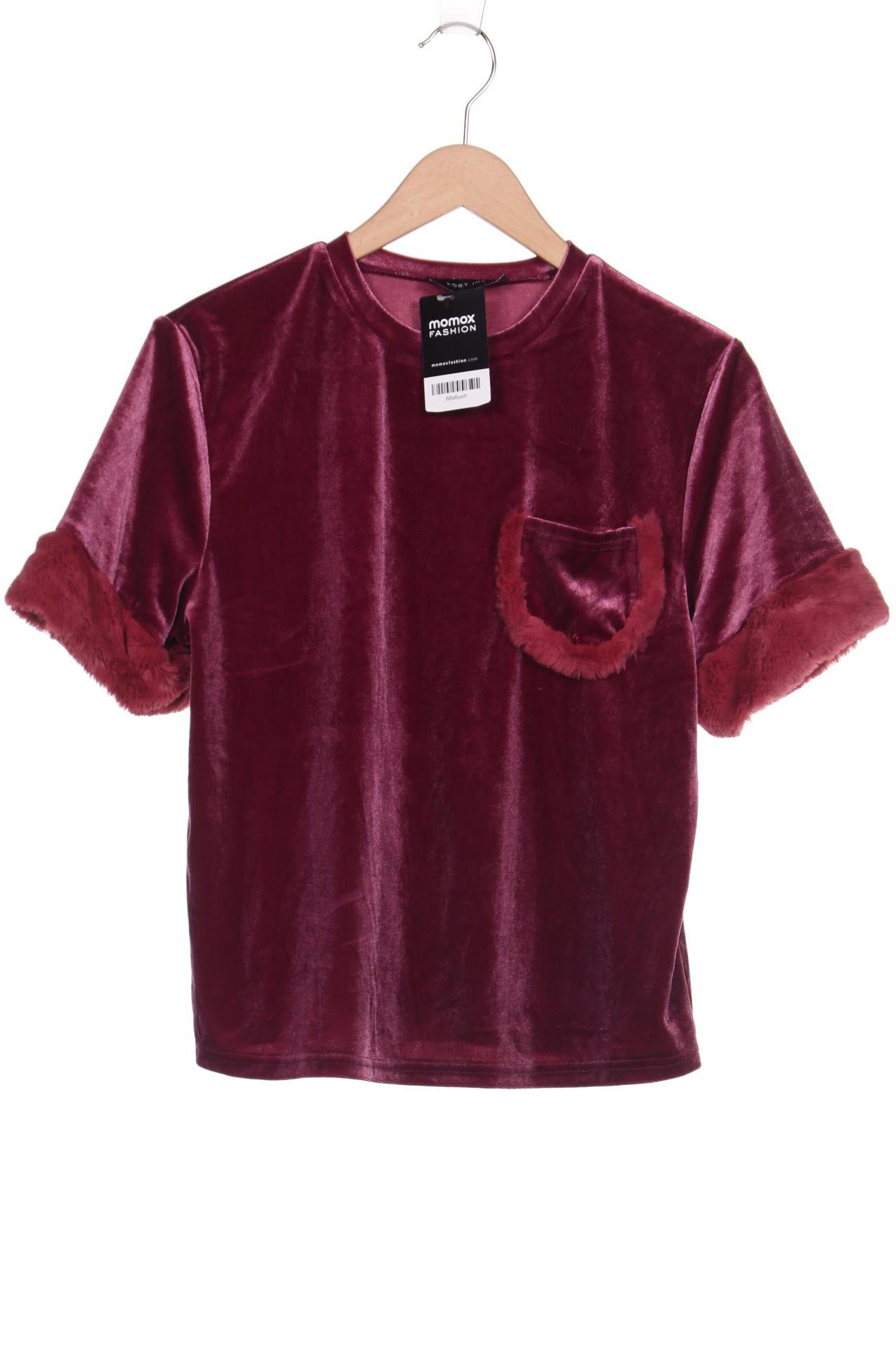 

Lost Ink Damen T-Shirt, pink, Gr. 36