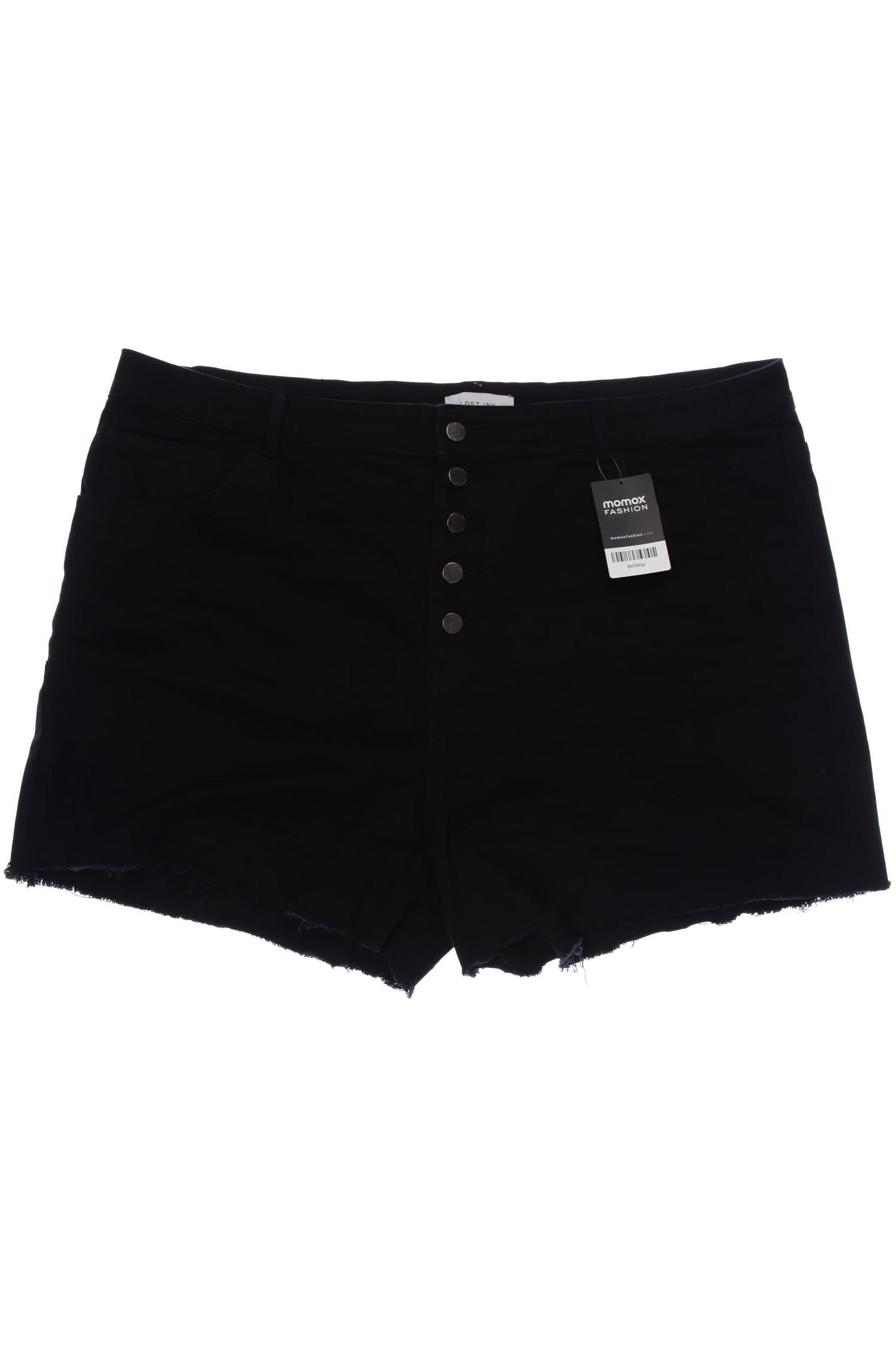 

Lost Ink Plus Damen Shorts, schwarz