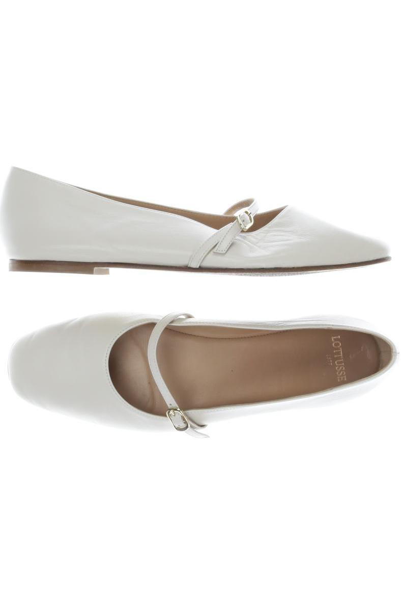 

Lottusse Damen Ballerinas, weiß, Gr. 39