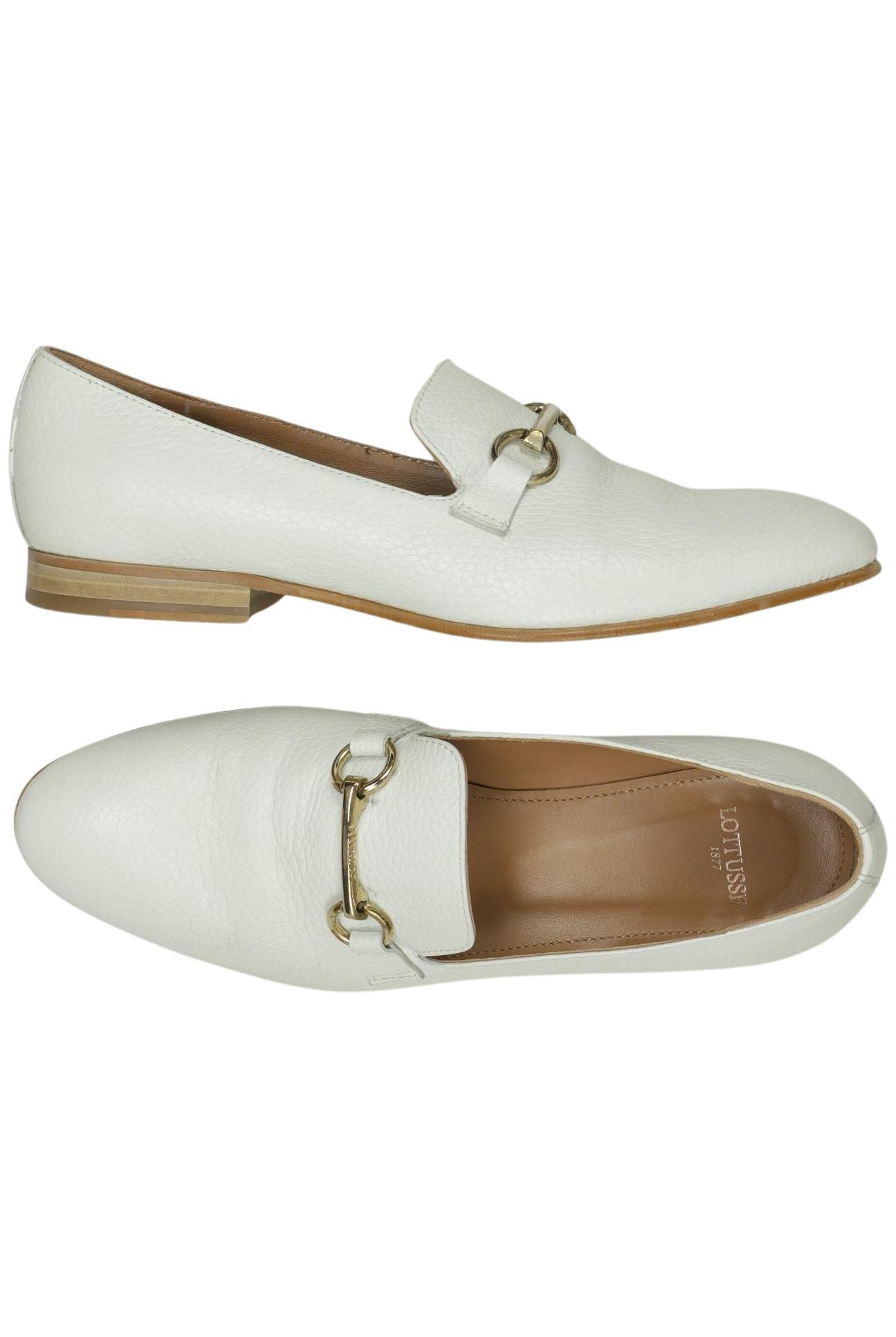 

Lottusse Damen Halbschuh, weiß, Gr. 38