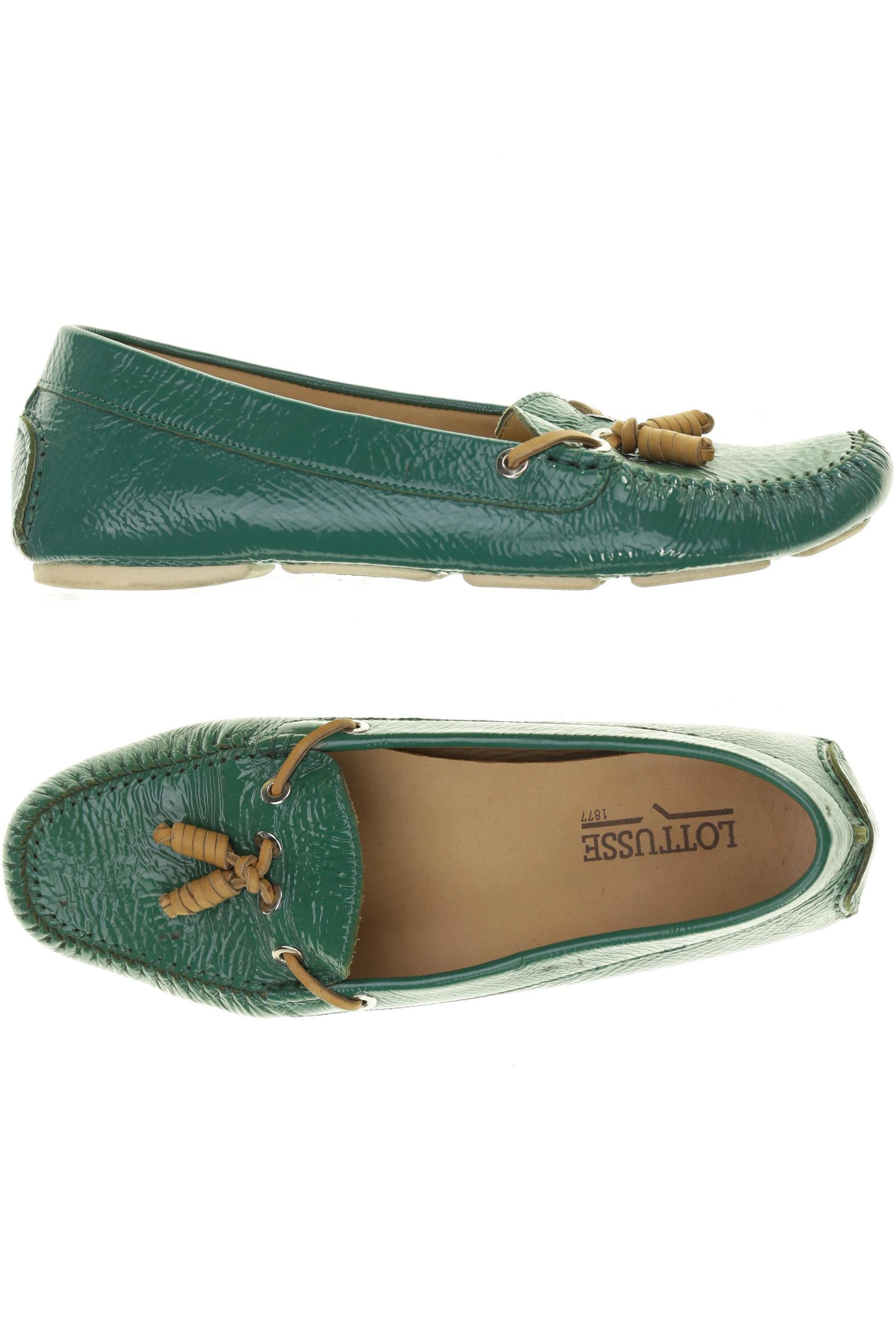 

Lottusse Damen Halbschuh, grün, Gr. 38