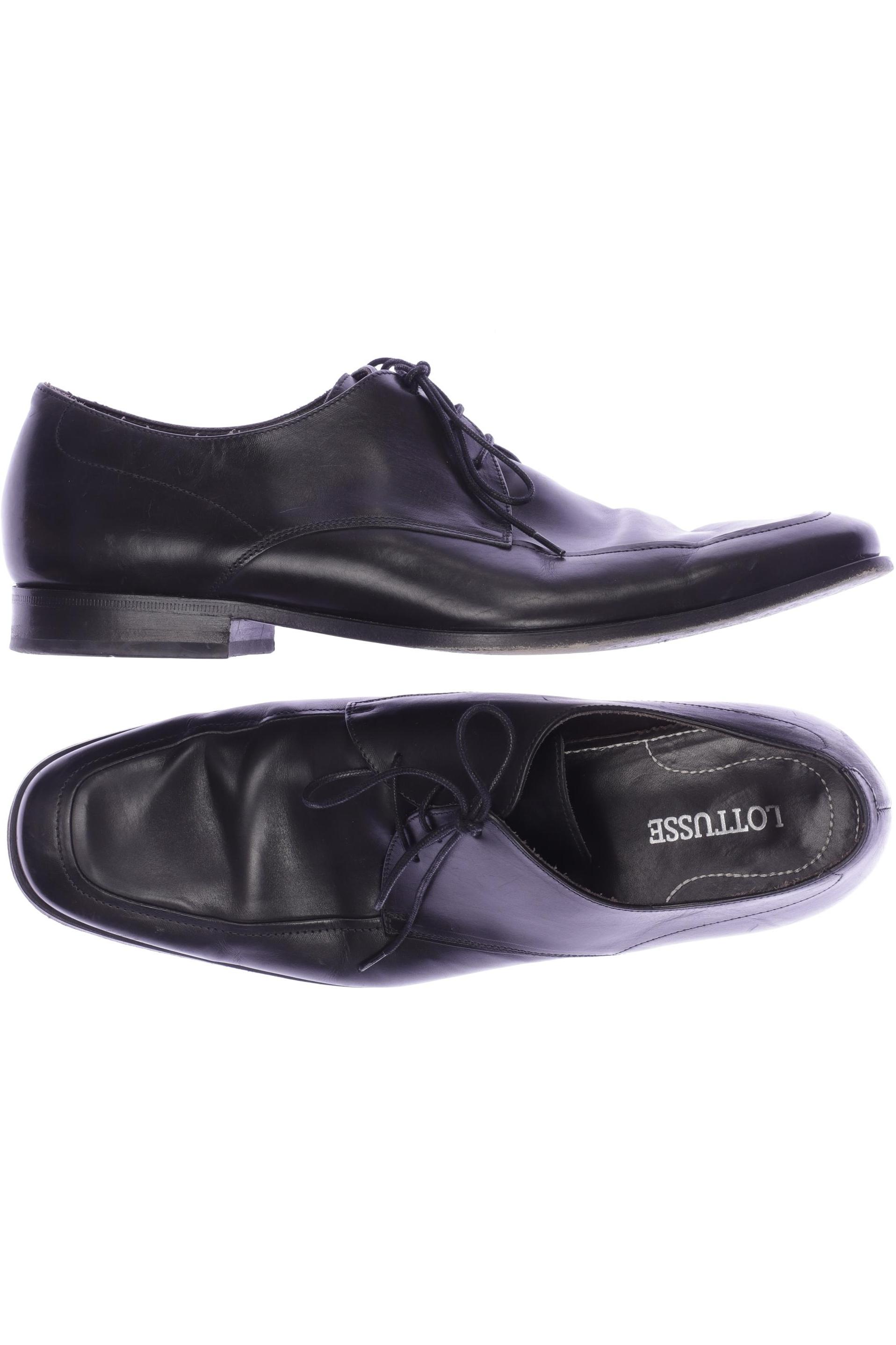

Lottusse Herren Halbschuh, schwarz, Gr. 9