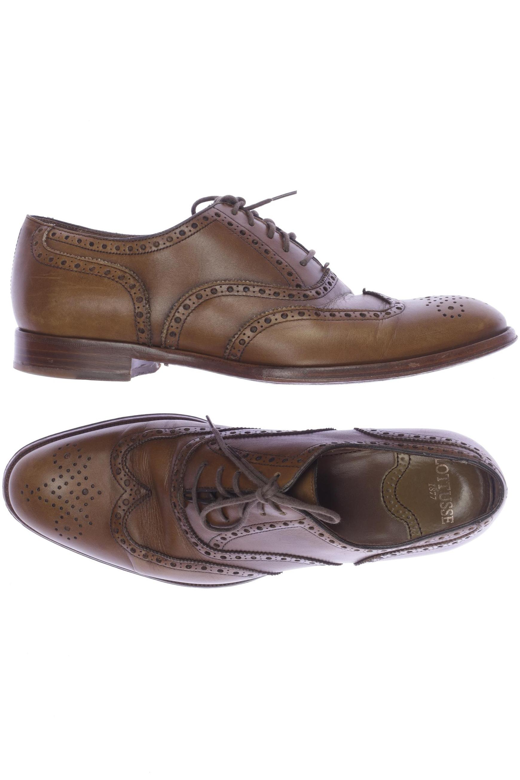

Lottusse Herren Halbschuh, braun, Gr. 7.5