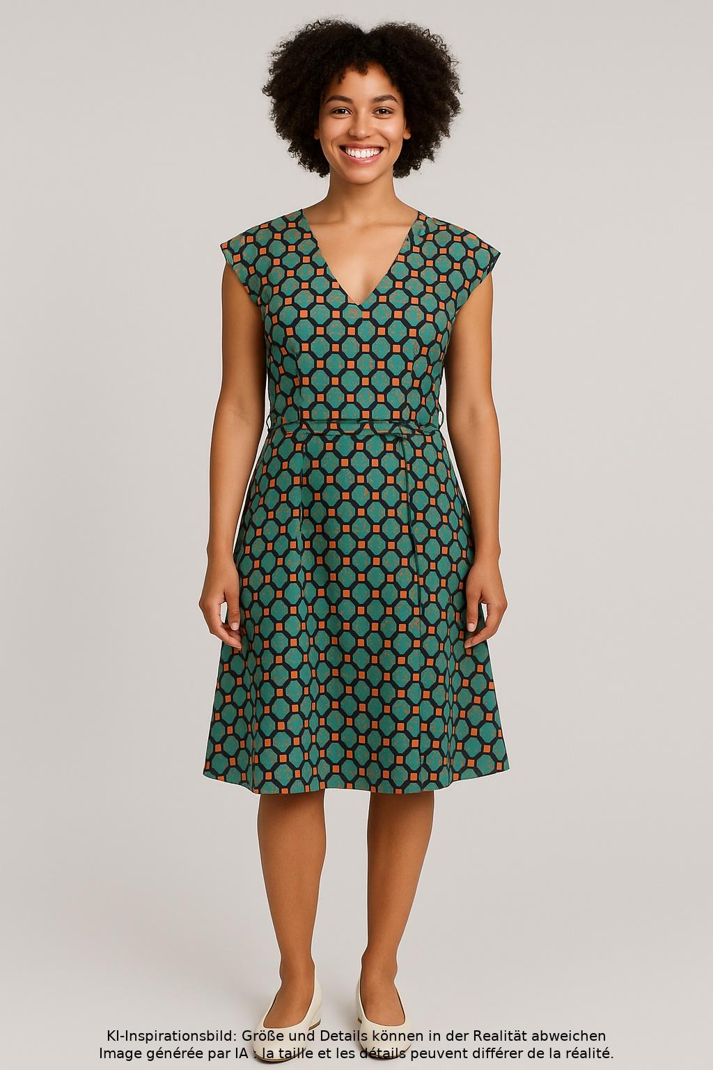 

Louche Damen Kleid, mehrfarbig, Gr. 8