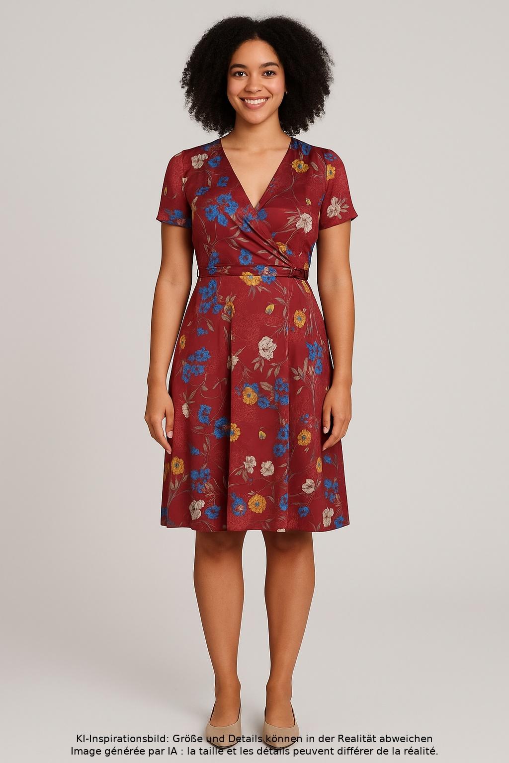 

Louche Damen Kleid, rot, Gr. 36