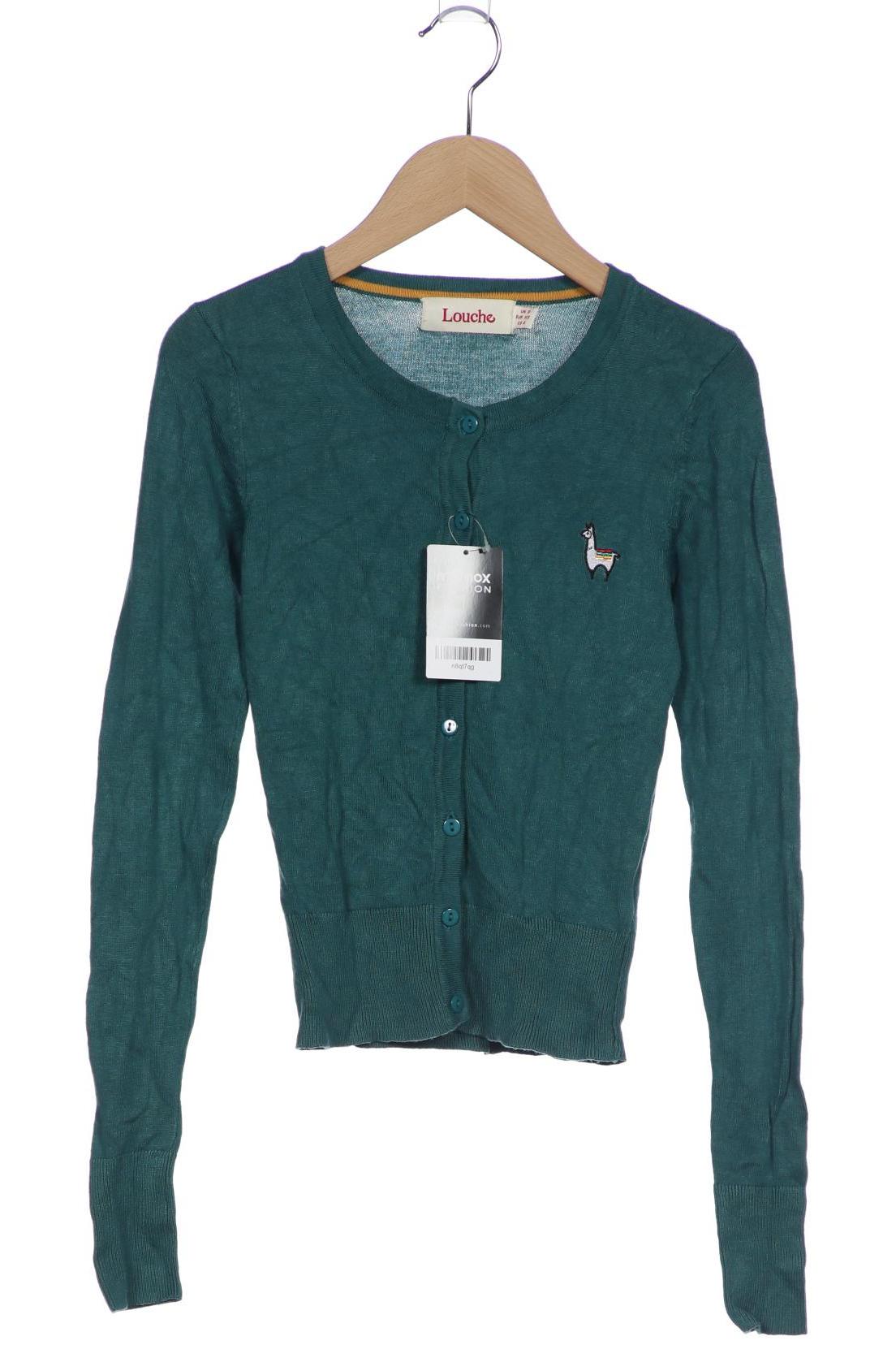 

Louche Damen Strickjacke, türkis, Gr. 8